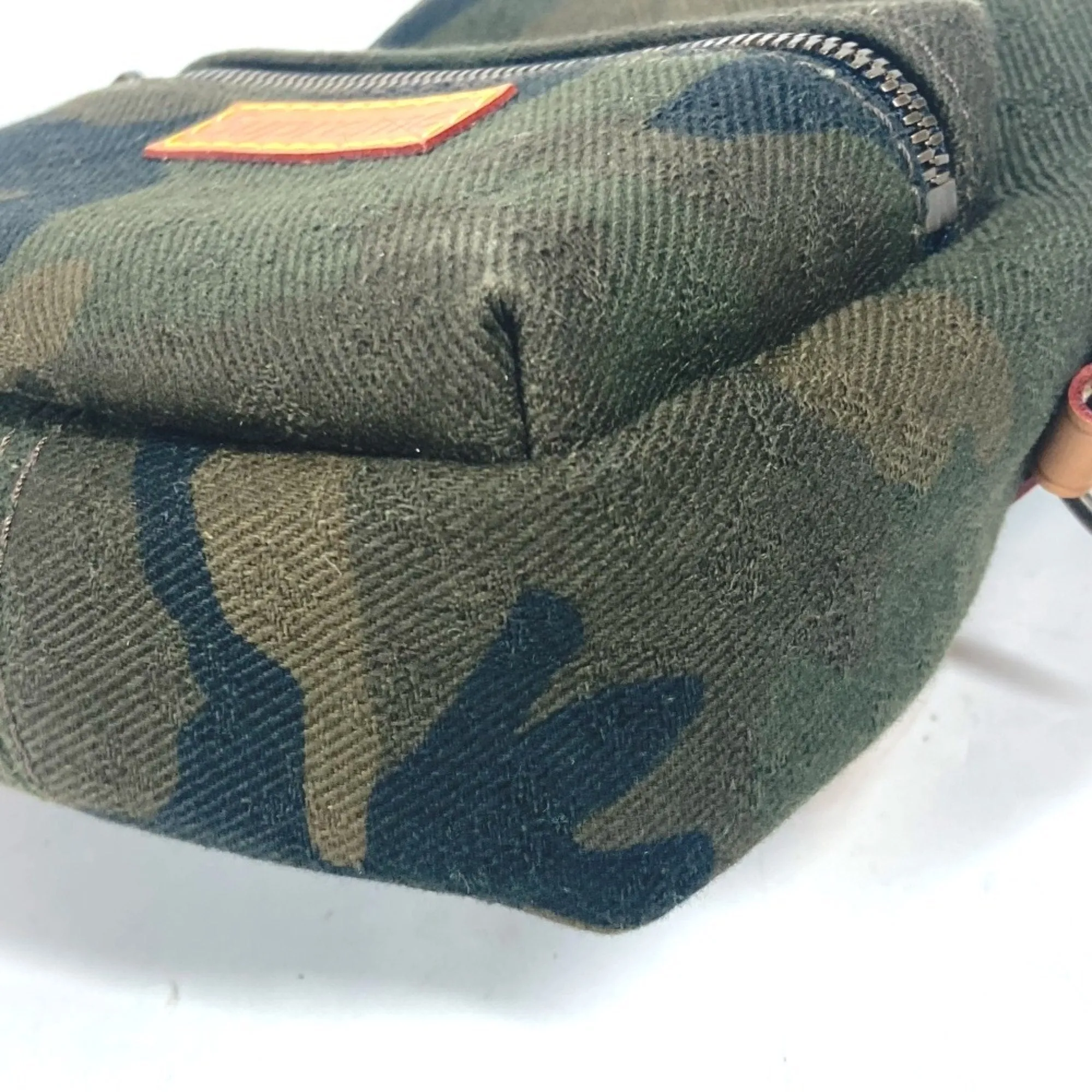 Louis Vuitton Camouflage Canvas Backpack (Pre-Owned)