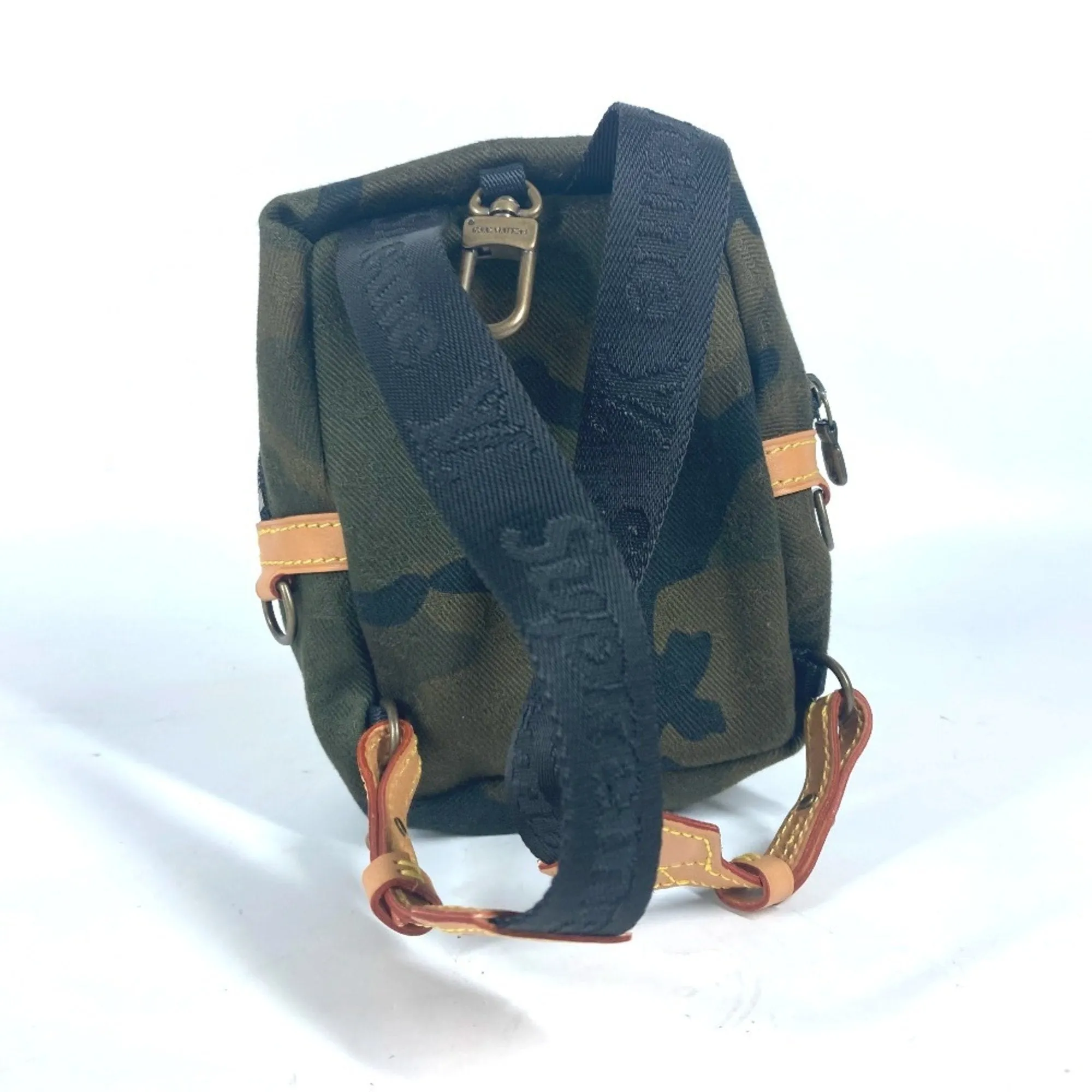 Louis Vuitton Camouflage Canvas Backpack (Pre-Owned)