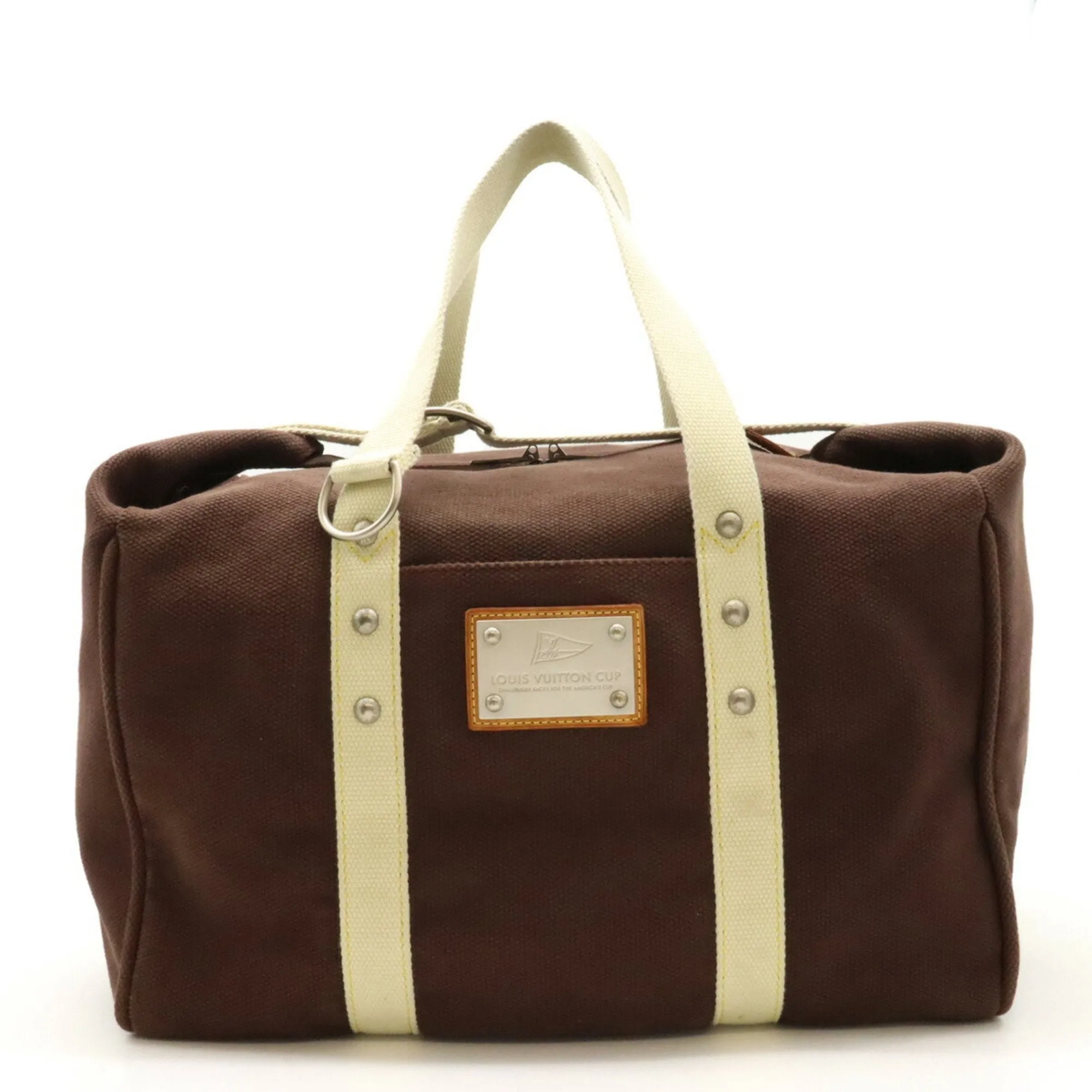Louis Vuitton Canvas Boston Bag Tote Bag (Pre-Owned)