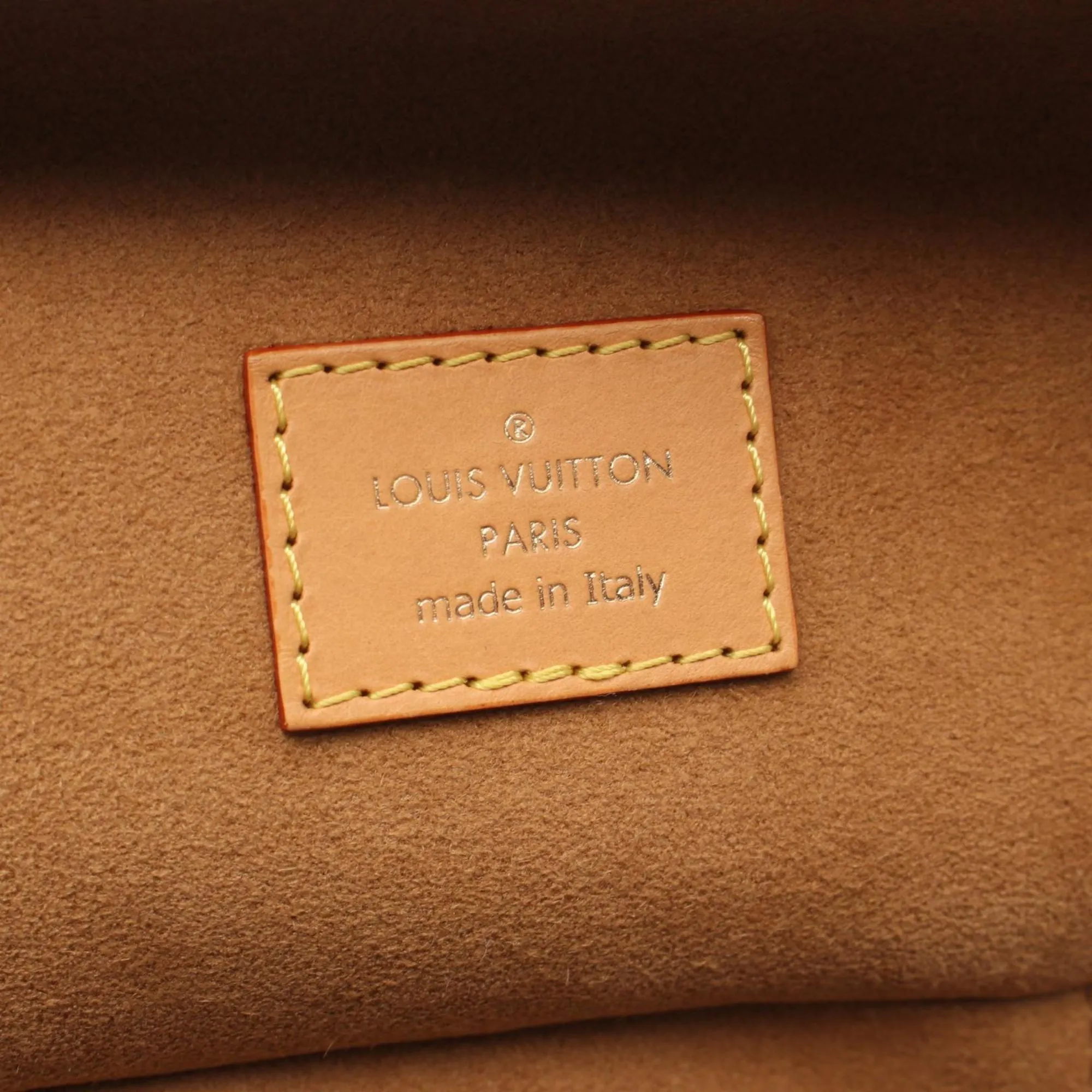 Louis Vuitton Canvas Leather Handbag (Pre-Owned)