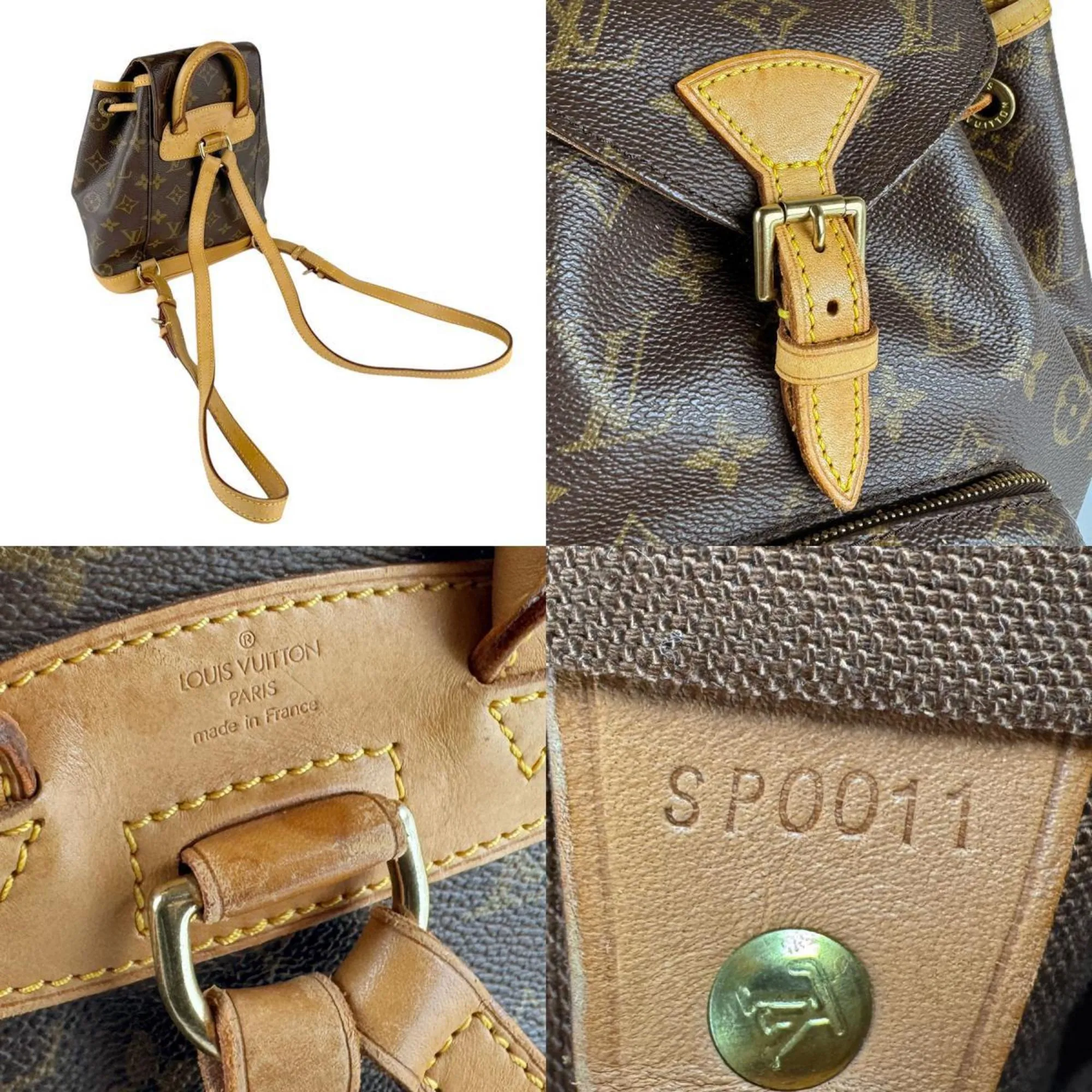 Louis Vuitton Canvas Monogram Backpack (Pre-Owned)