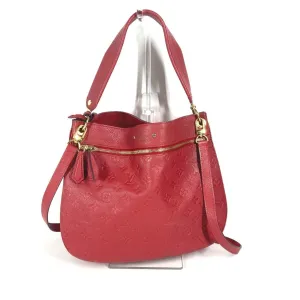 Louis Vuitton Cerise Color Monogram Empreinte Leather Shoulder Bag Tote Bag (Pre-Owned)