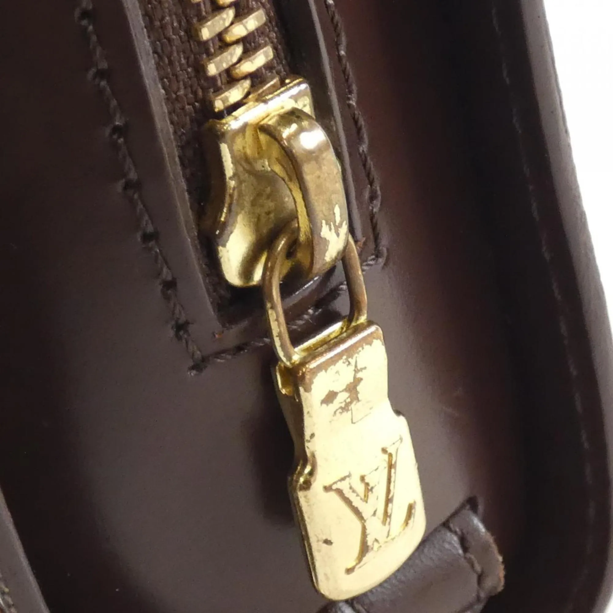 Louis Vuitton Coated Canvas Clutch Bag (Pre-Owned)