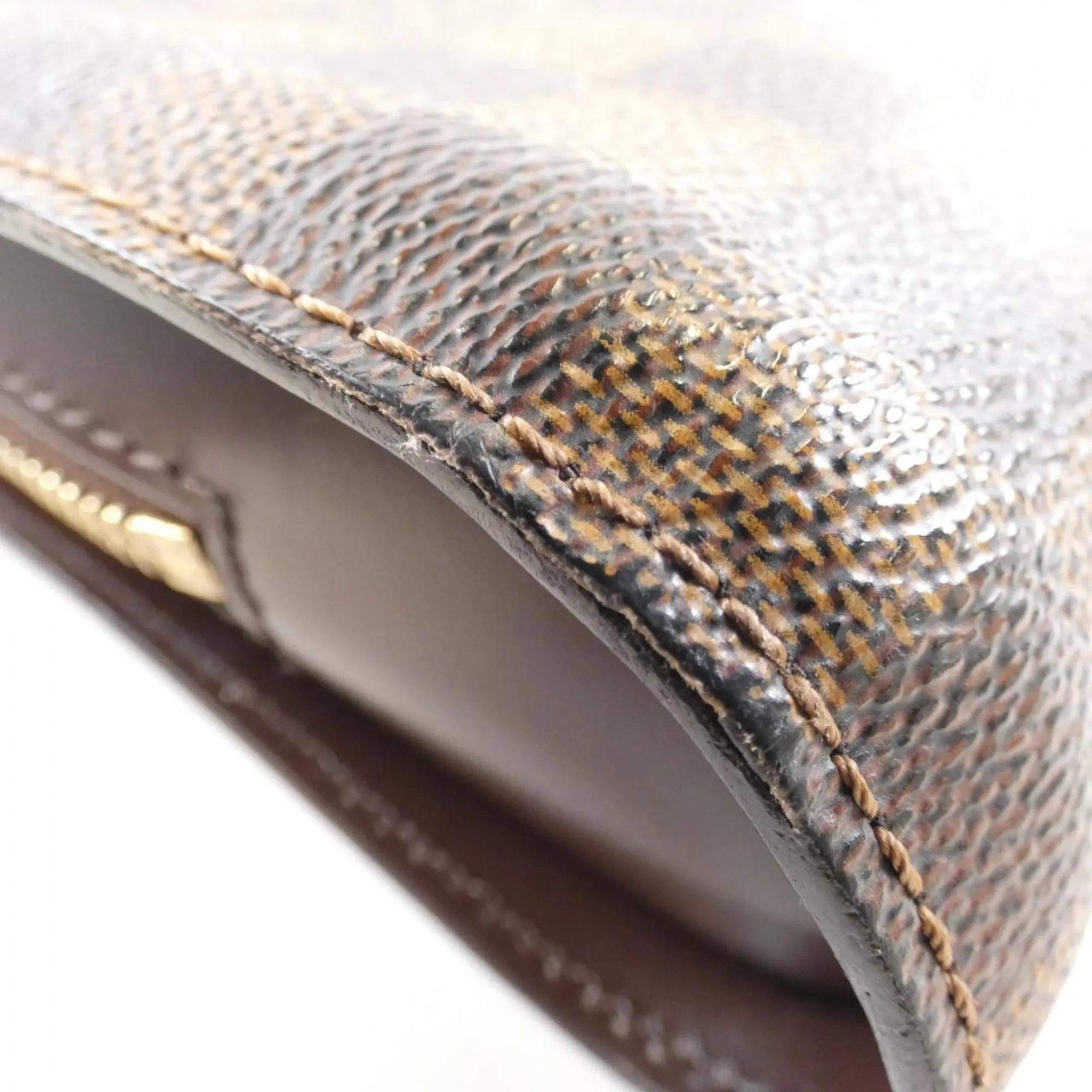 Louis Vuitton Coated Canvas Clutch Bag (Pre-Owned)