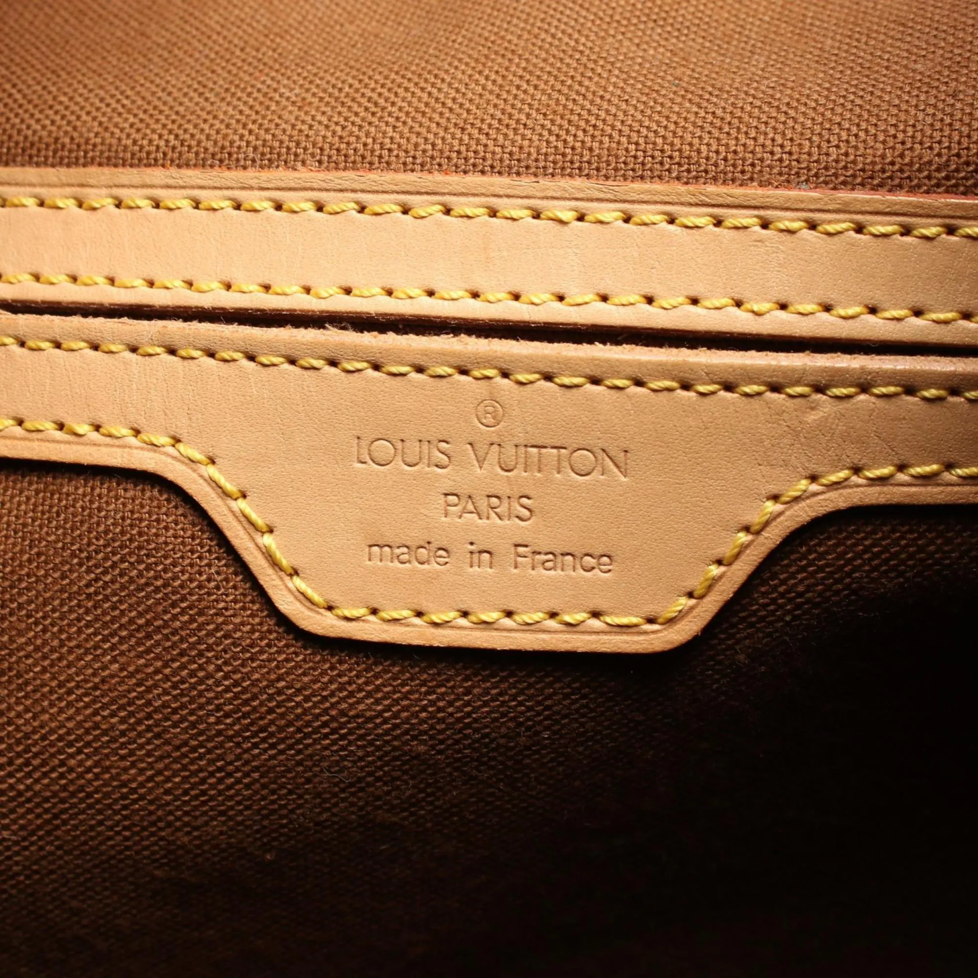 Louis Vuitton Coated Canvas Leather Backpack (Pre-Owned)