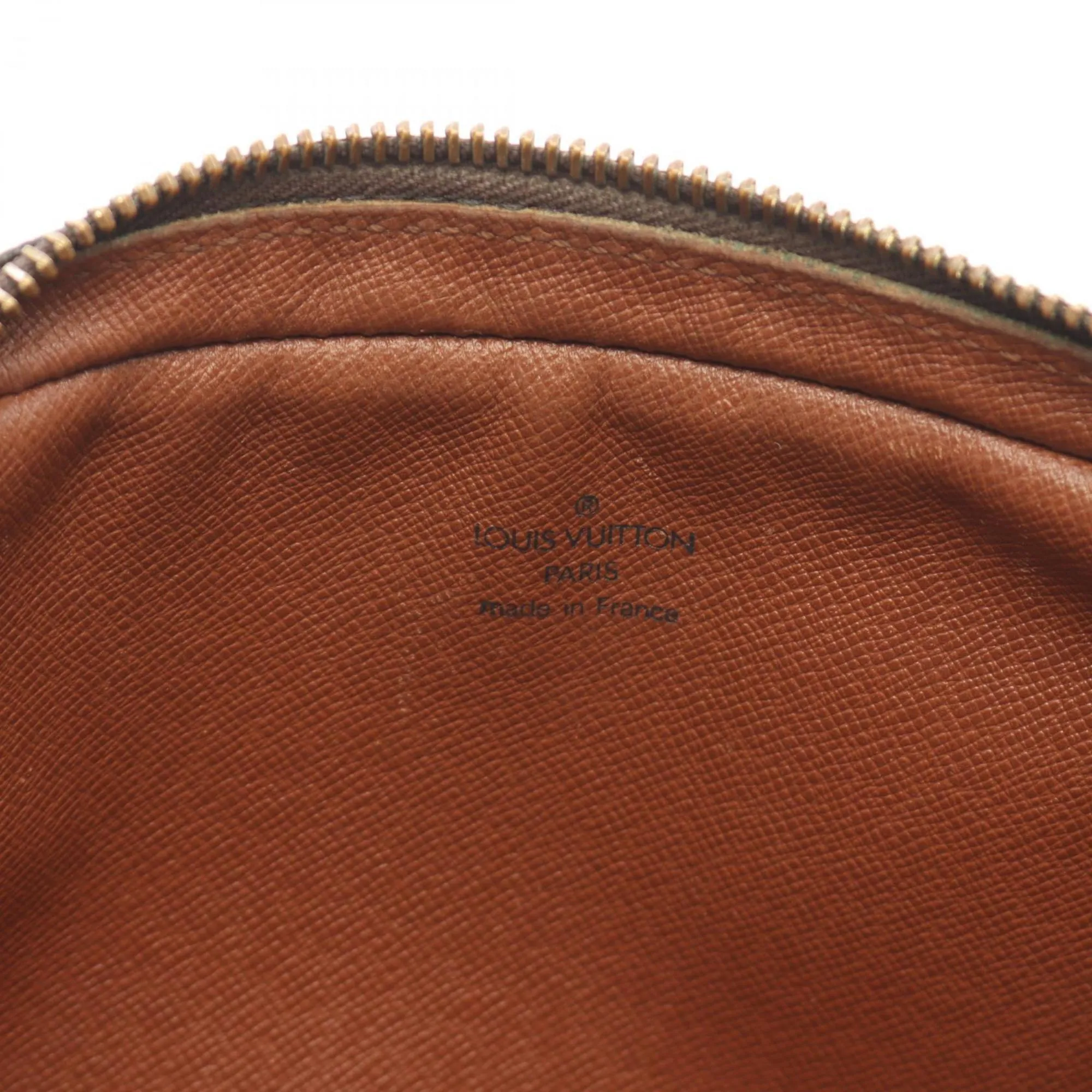 Louis Vuitton Coated Canvas Leather Clutch Bag (Pre-Owned)
