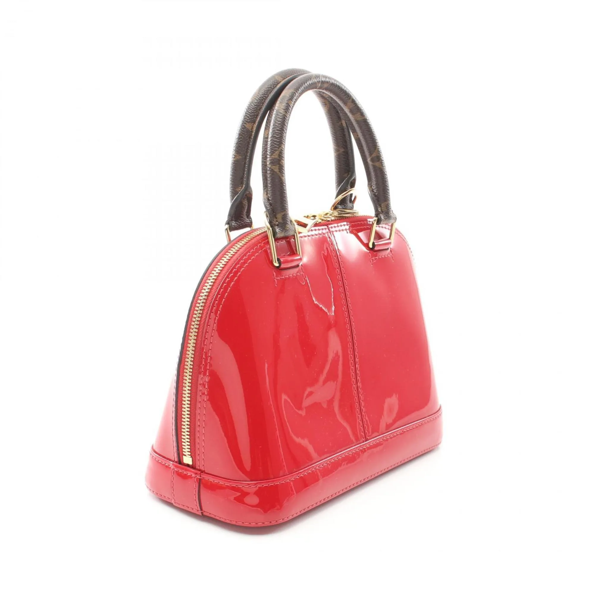 Louis Vuitton  Color Patent Leather Canvas Handbag (Pre-Owned)