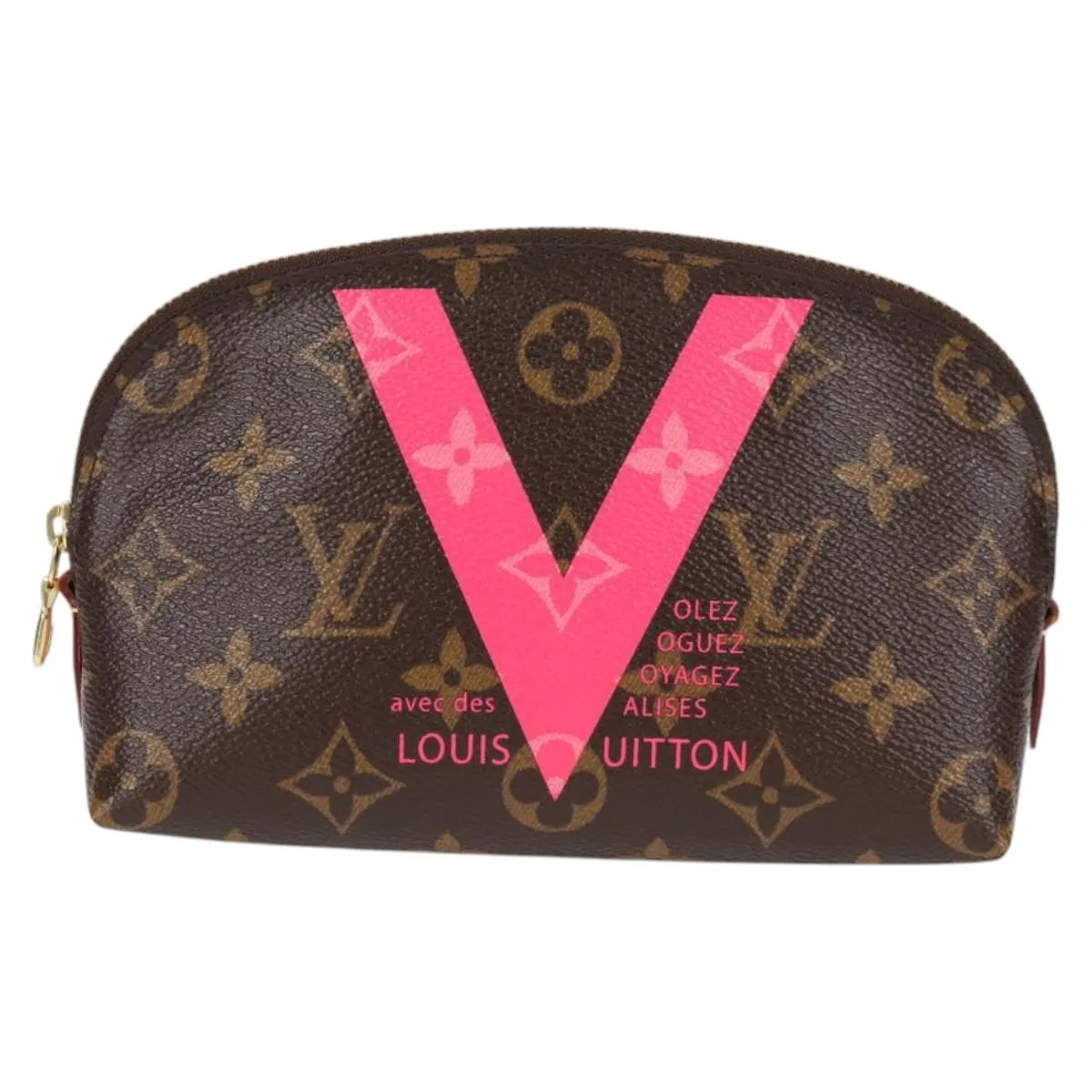 Louis Vuitton Cosmetic Pouch Canvas Clutch Bag (Pre-Owned)