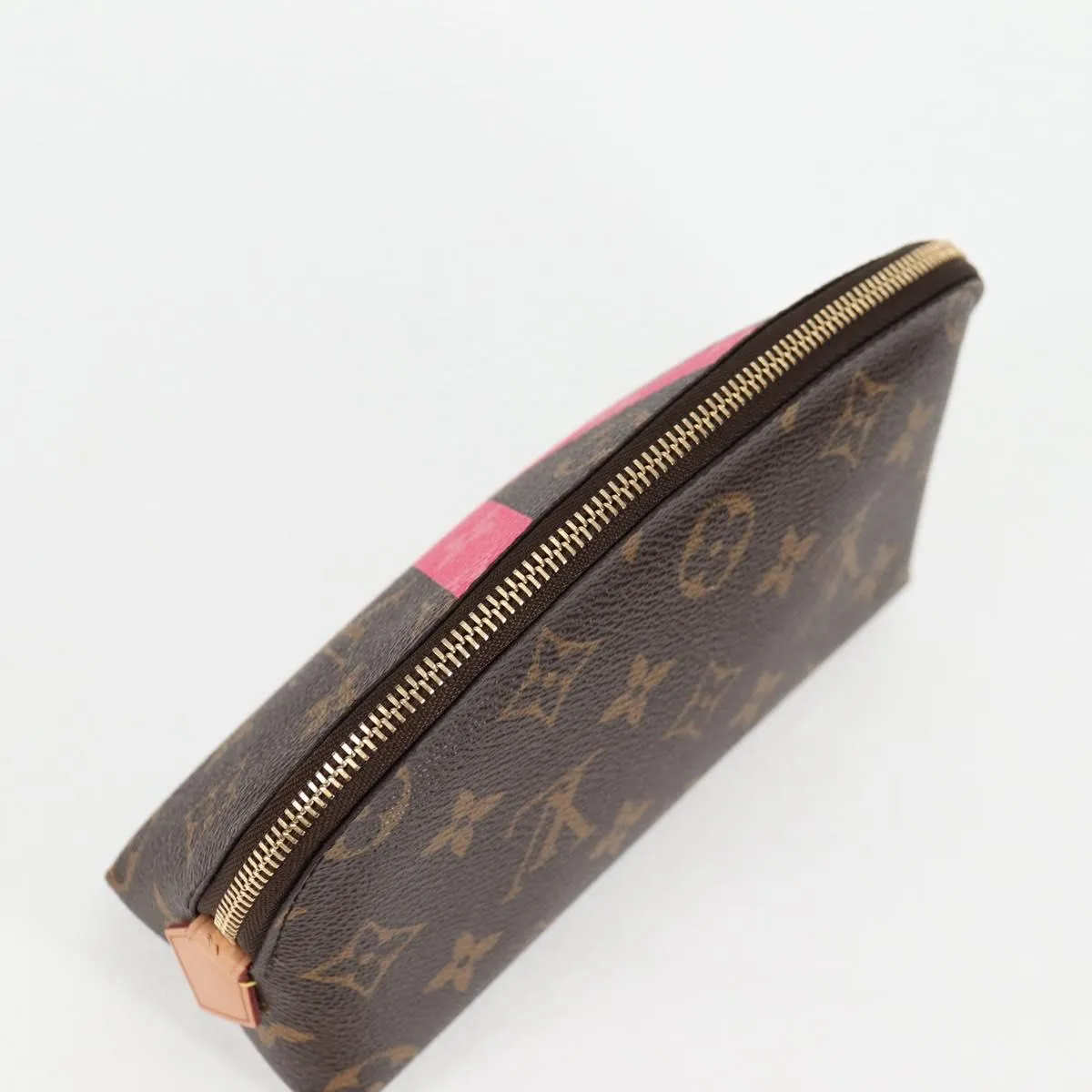 Louis Vuitton Cosmetic Pouch Canvas Clutch Bag (Pre-Owned)