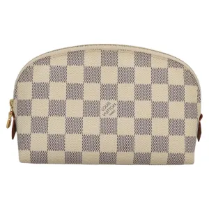 Louis Vuitton Cosmetic Pouch Canvas Clutch Bag (Pre-Owned)