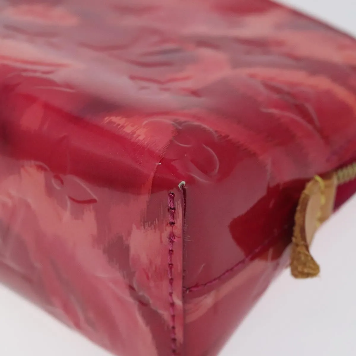 Louis Vuitton Cosmetic Pouch Patent Leather Clutch Bag (Pre-Owned)