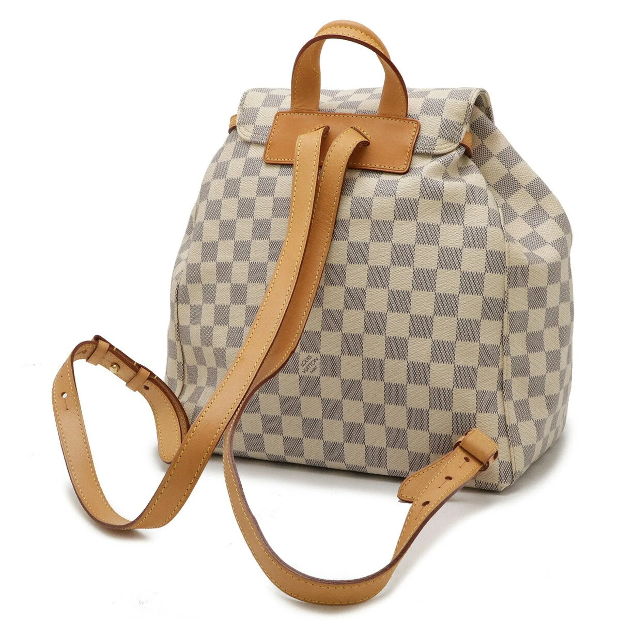 Louis Vuitton Damier Azur Pvc Backpack (Pre-Owned)
