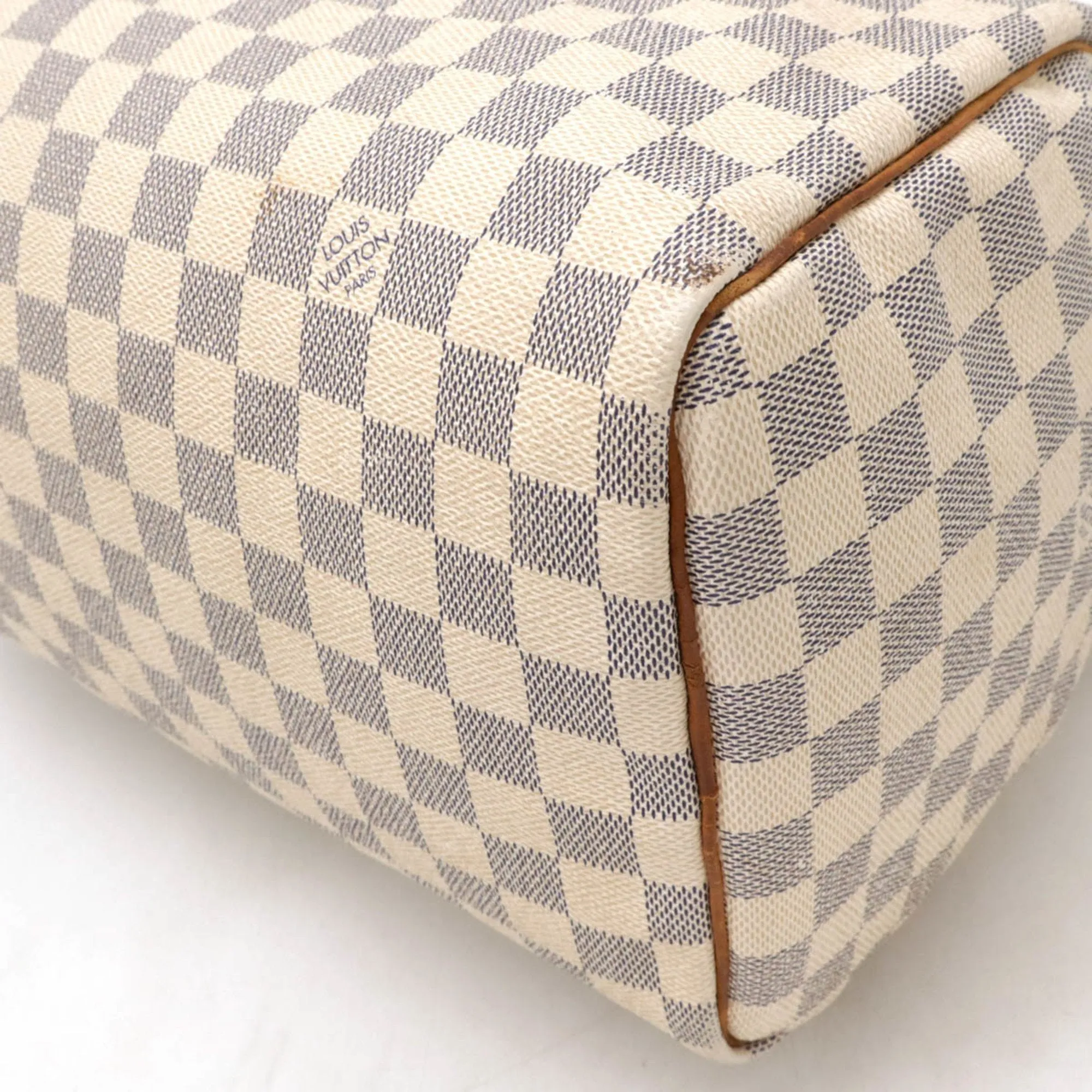 Louis Vuitton Damier Azur Pvc Handbag (Pre-Owned)