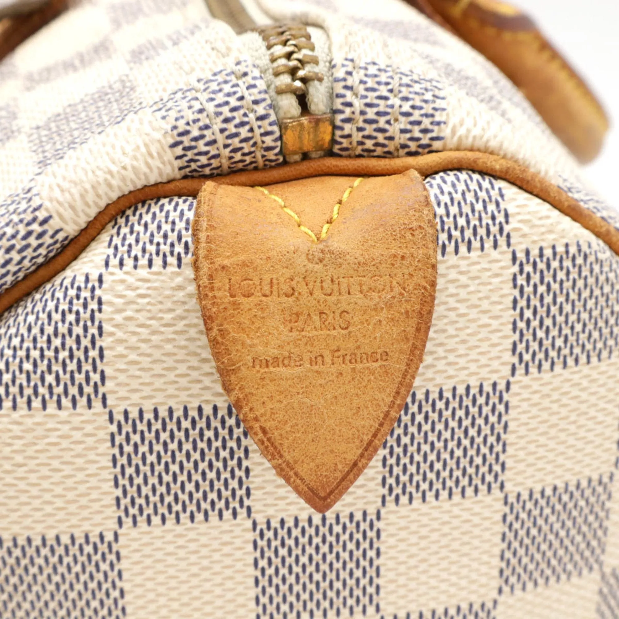 Louis Vuitton Damier Azur Pvc Handbag (Pre-Owned)