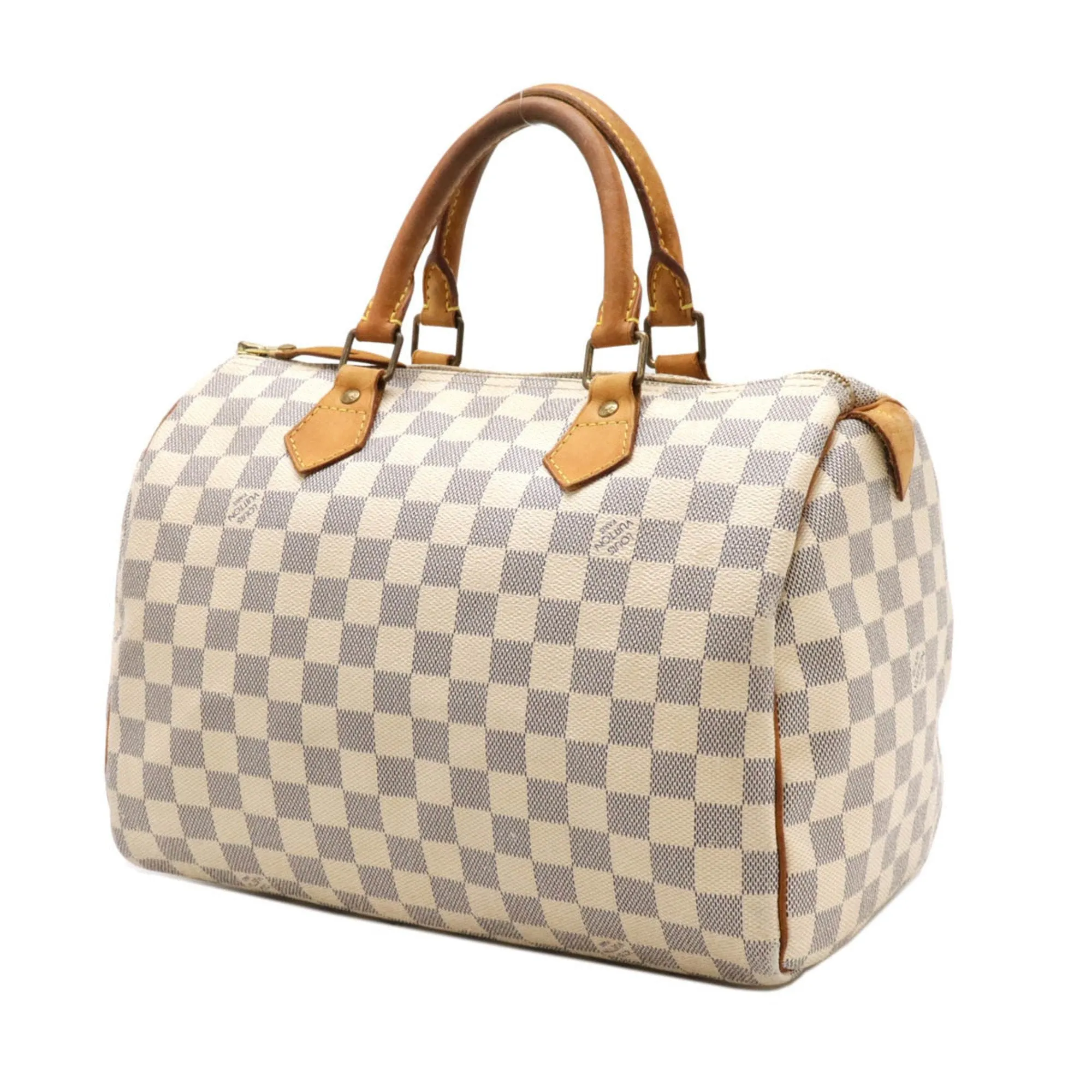 Louis Vuitton Damier Azur Pvc Handbag (Pre-Owned)