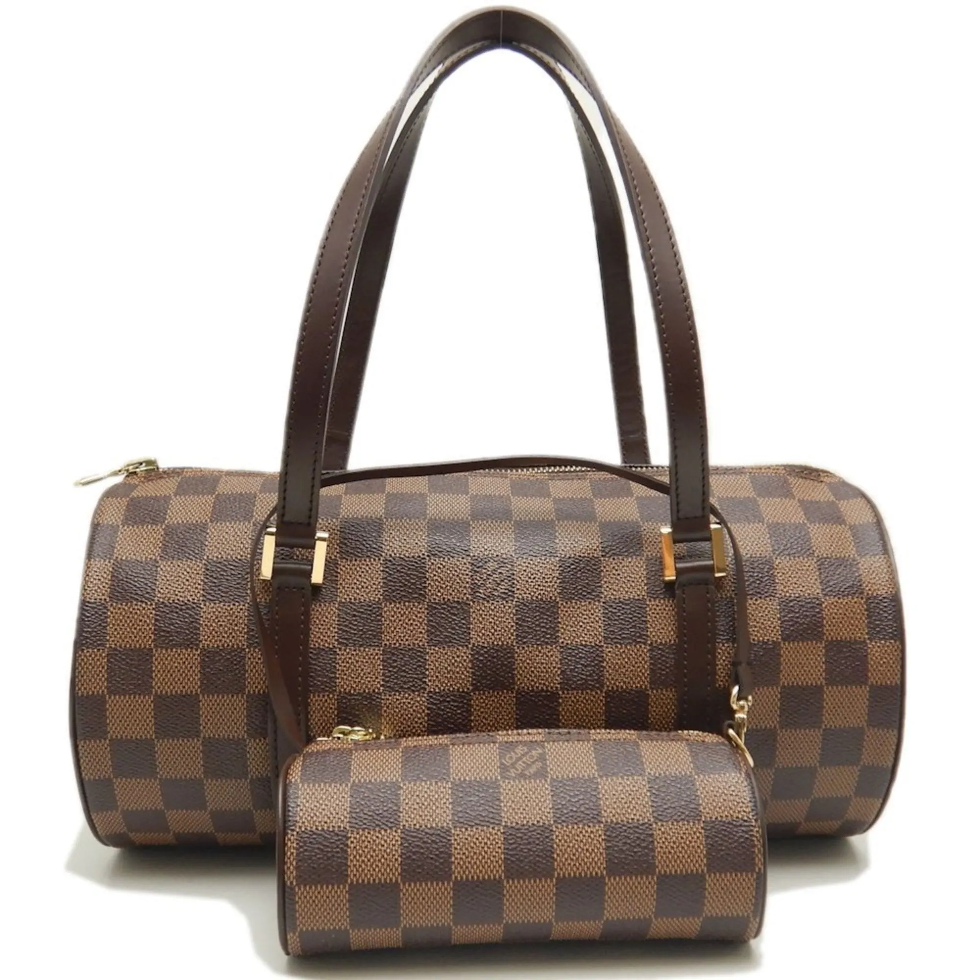 Louis Vuitton Damier Canvas Ebene Damier Canvas Handbag (Pre-Owned)