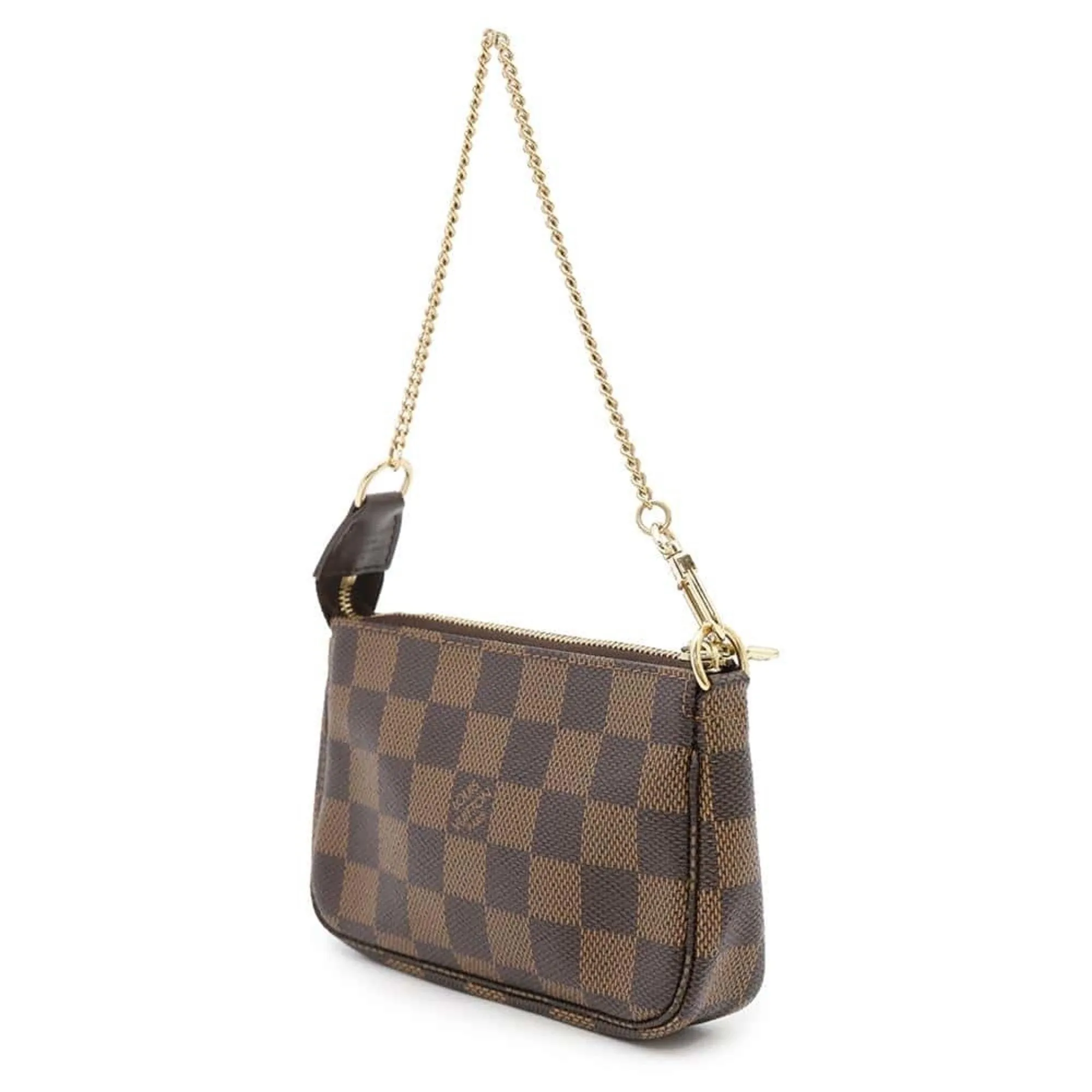 Louis Vuitton Damier Canvas Ebene Damier Canvas Pochette Pouch (Pre-Owned)