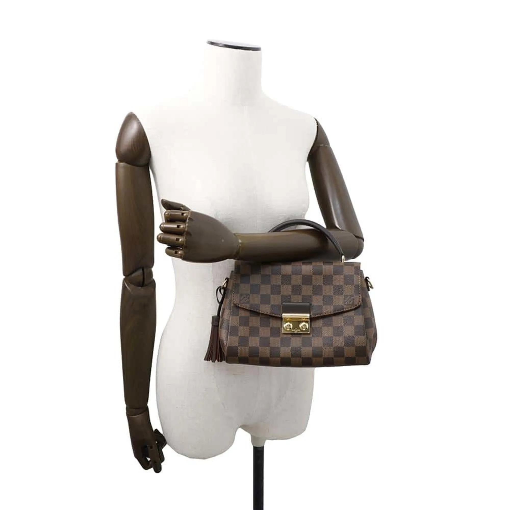 Louis Vuitton Damier Canvas Handbag (Pre-Owned)