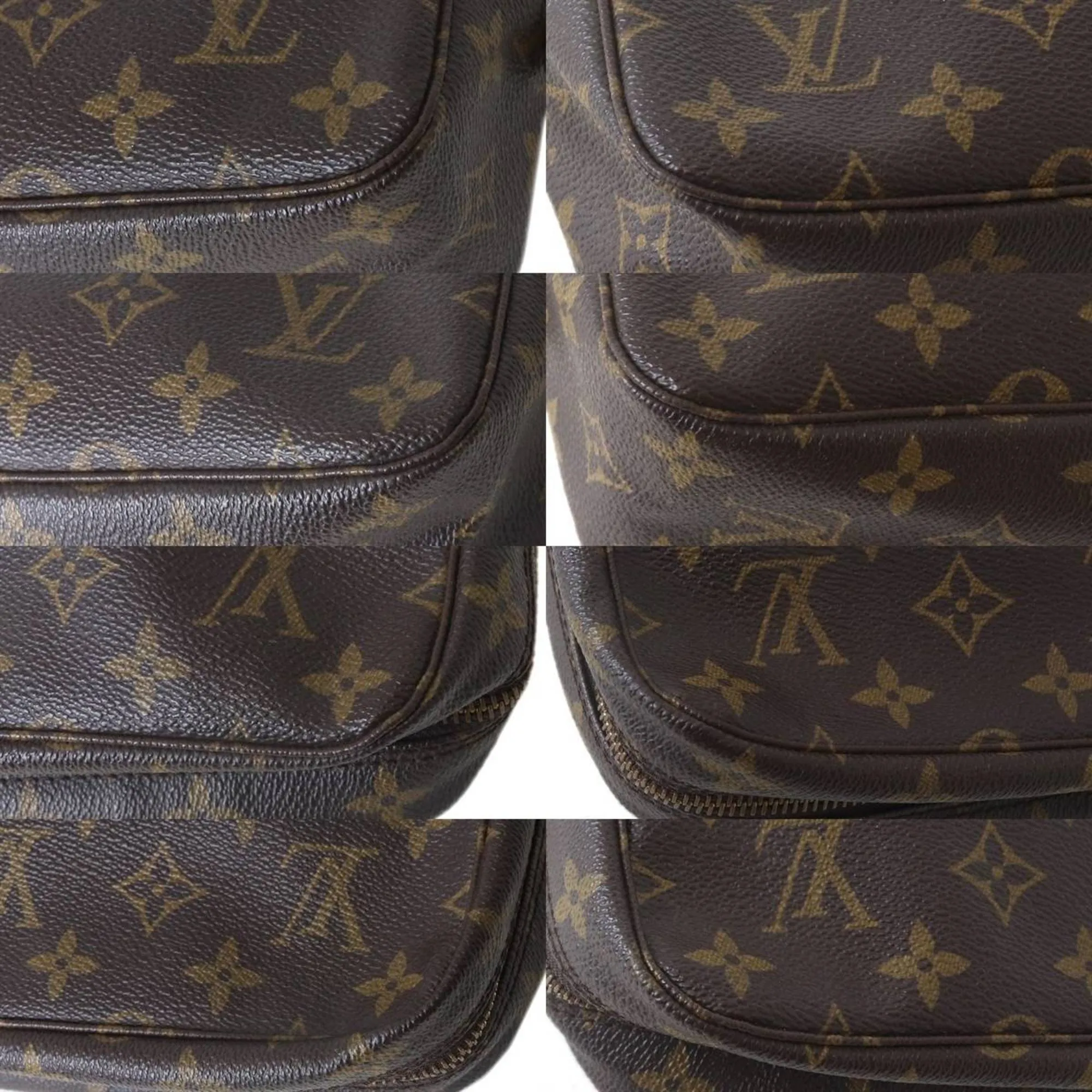 Louis Vuitton Damier Canvas Monogram Monogram Pouch Tote Bag (Pre-Owned)