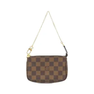 Louis Vuitton Damier Damier Canvas Ebene Damier Canvas Pochette Pouch (Pre-Owned)