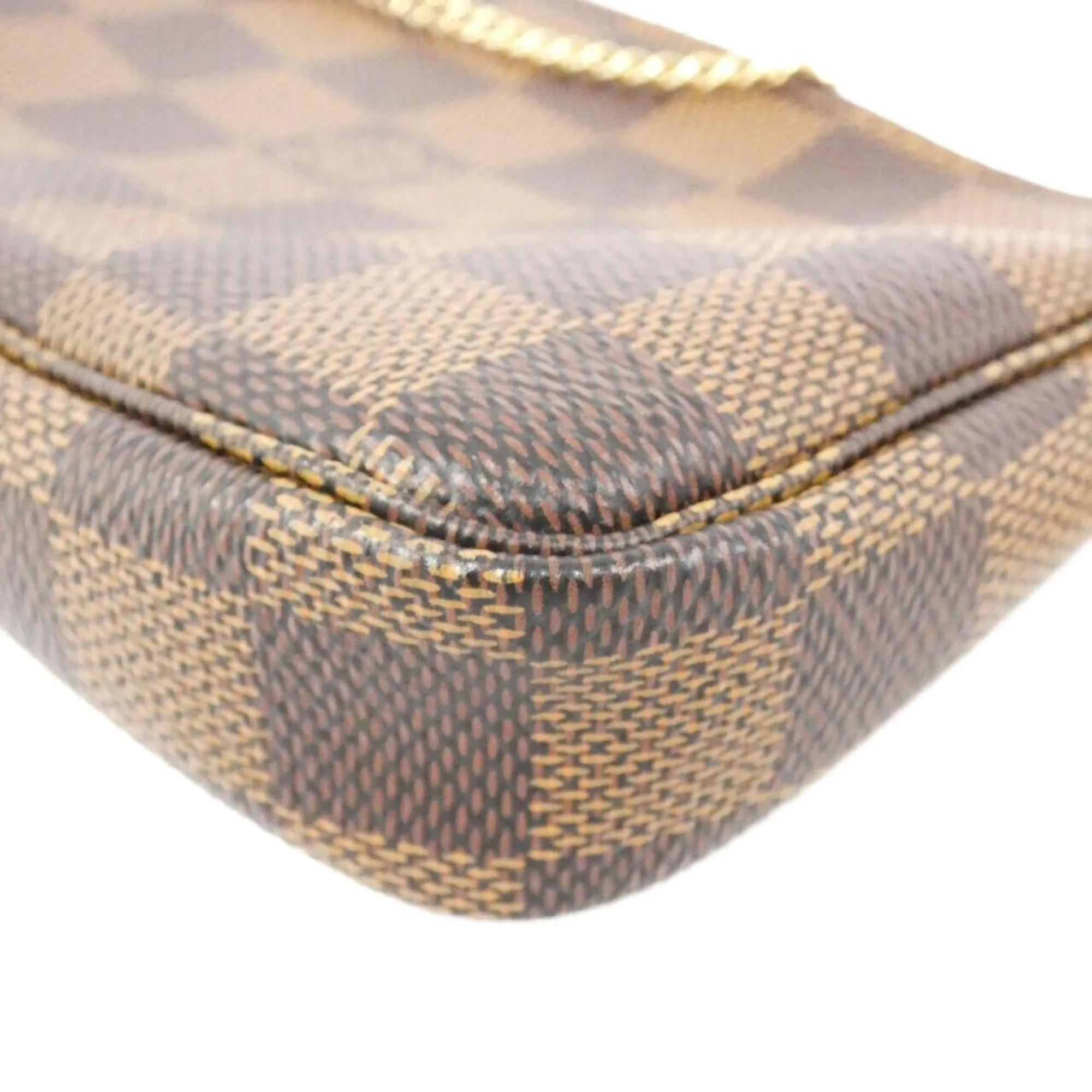 Louis Vuitton Damier Damier Canvas Ebene Damier Canvas Pochette Pouch (Pre-Owned)