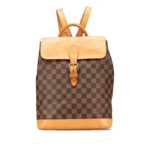 Louis Vuitton Damier Pvc Leather Backpack (Pre-Owned)
