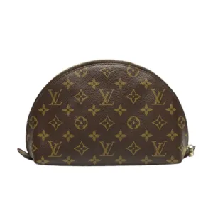 Louis Vuitton Demi Ronde Canvas Clutch Bag (Pre-Owned)