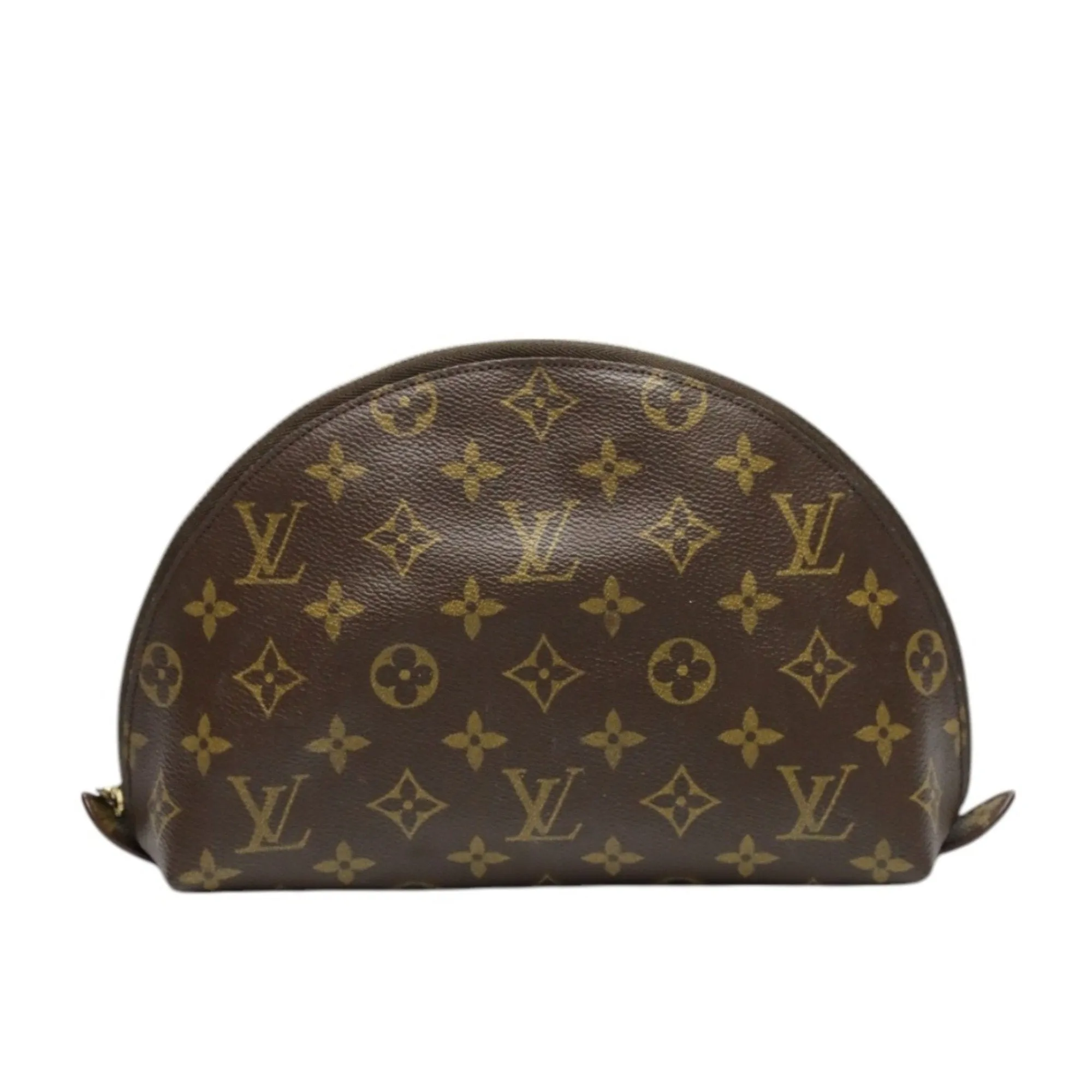 Louis Vuitton Demi Ronde Canvas Clutch Bag (Pre-Owned)