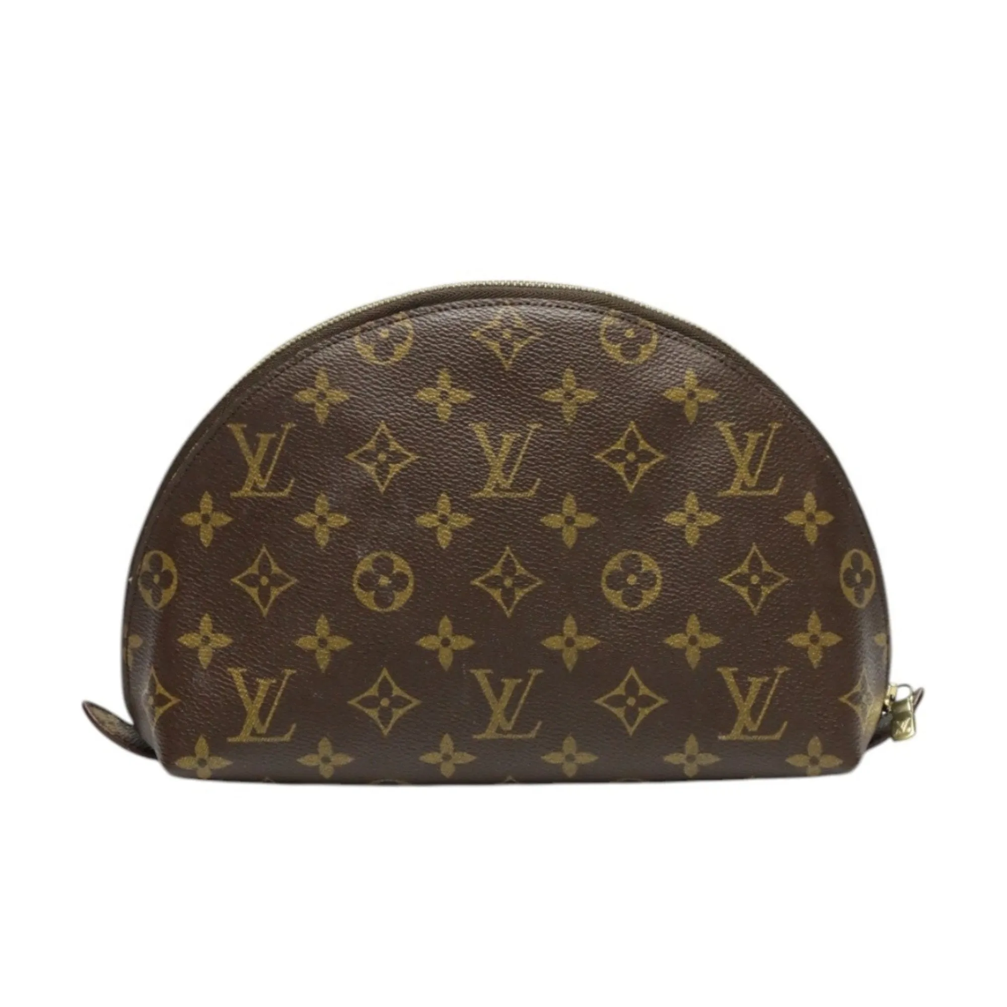 Louis Vuitton Demi Ronde Canvas Clutch Bag (Pre-Owned)