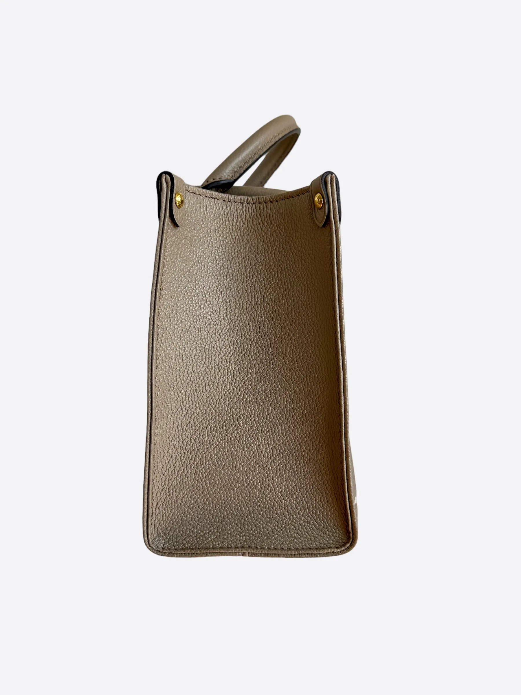 Louis Vuitton Dove & Cream Monogram Empreinte OnTheGo PM