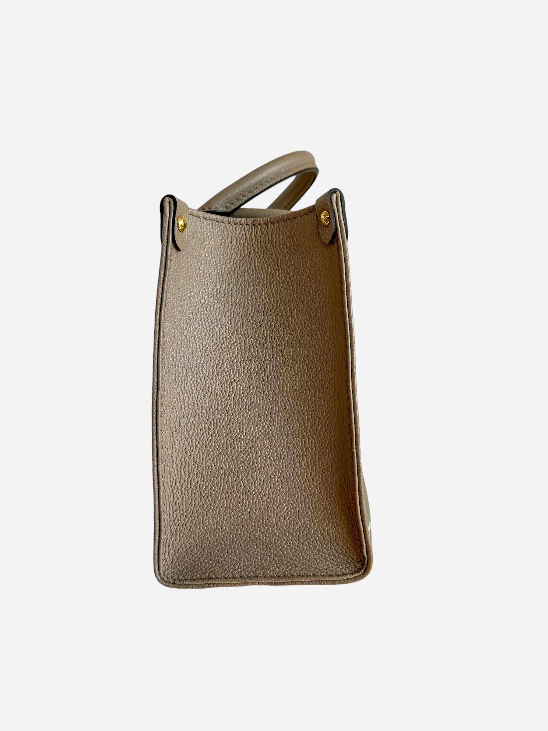Louis Vuitton Dove & Cream Monogram Empreinte OnTheGo PM