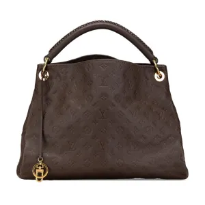 Louis Vuitton Earth Leather Handbag (Pre-Owned)