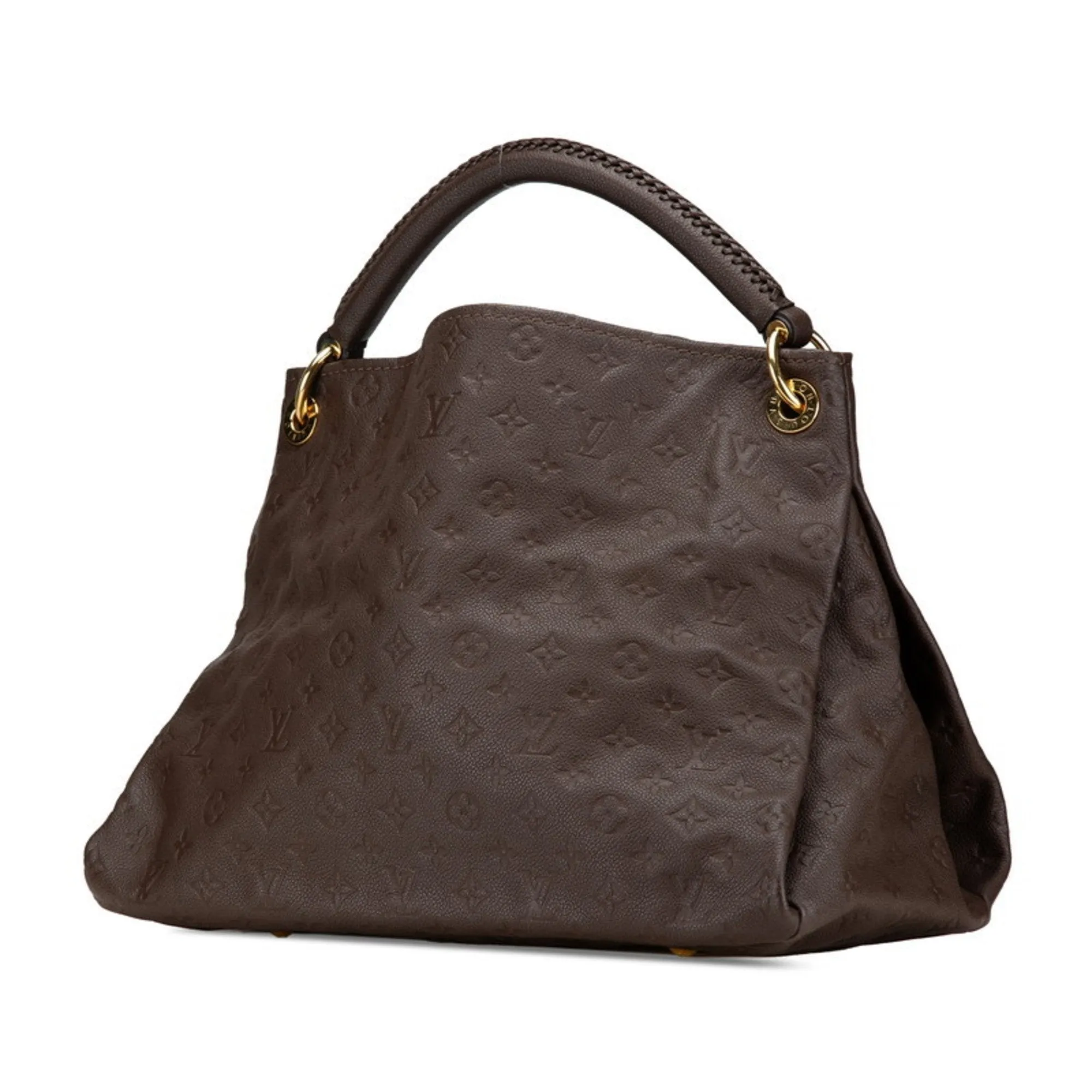 Louis Vuitton Earth Leather Handbag (Pre-Owned)