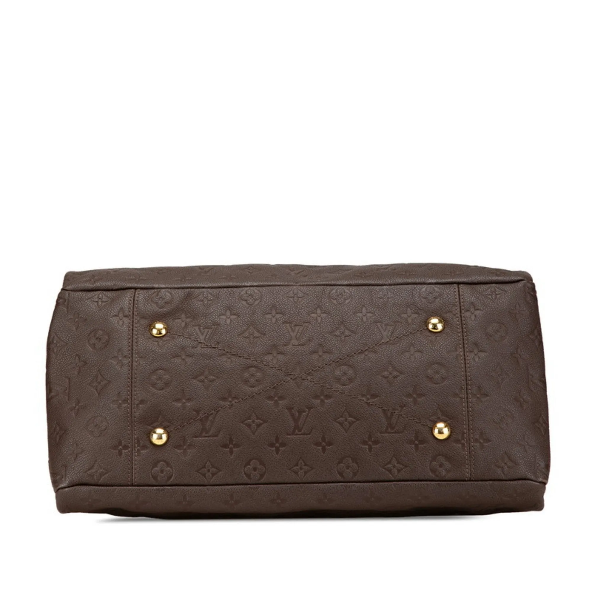 Louis Vuitton Earth Leather Handbag (Pre-Owned)