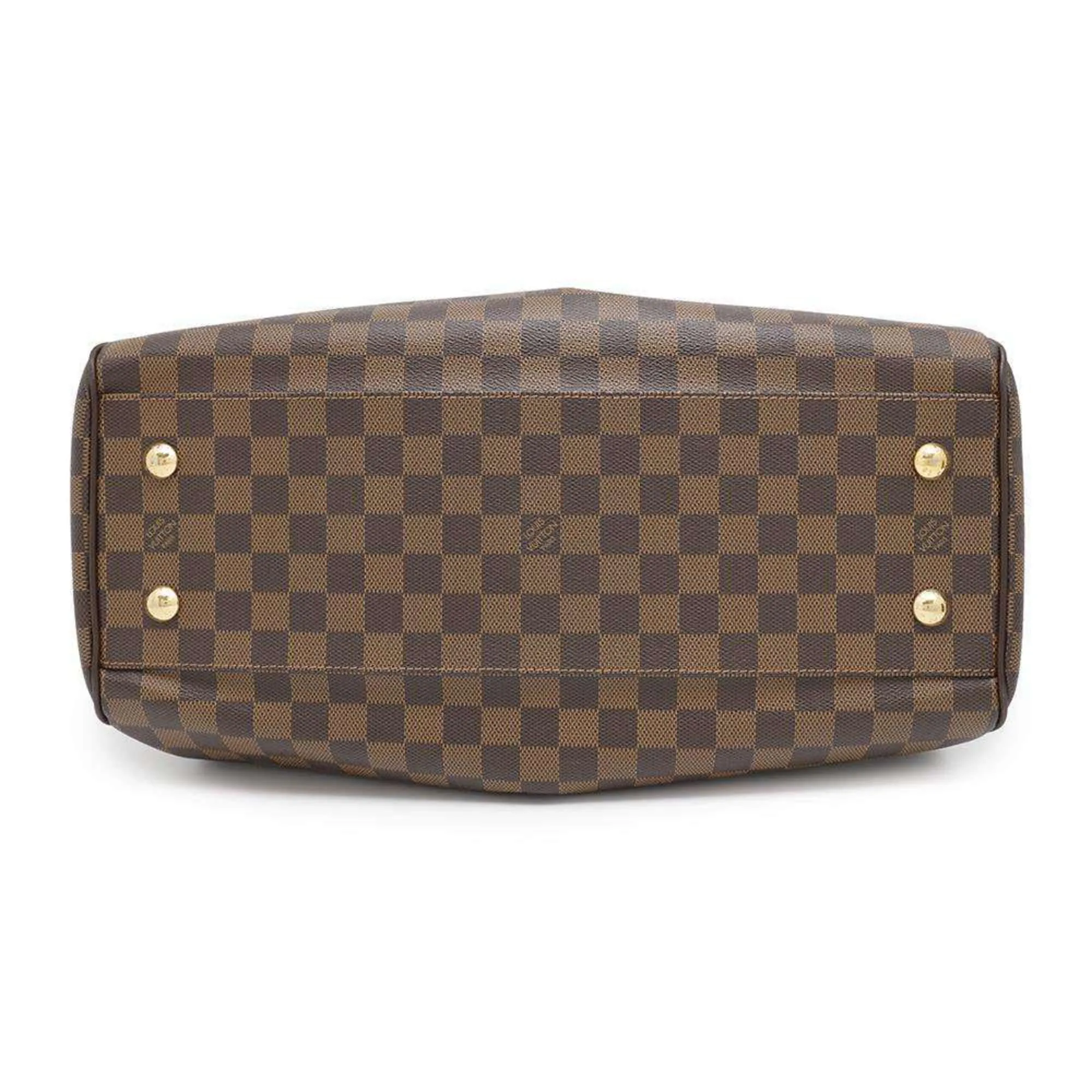 Louis Vuitton Ebene Color Damier Canvas Handbag (Pre-Owned)