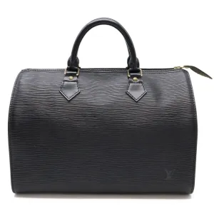 Louis Vuitton Epi Noir Epi Leather Handbag (Pre-Owned)