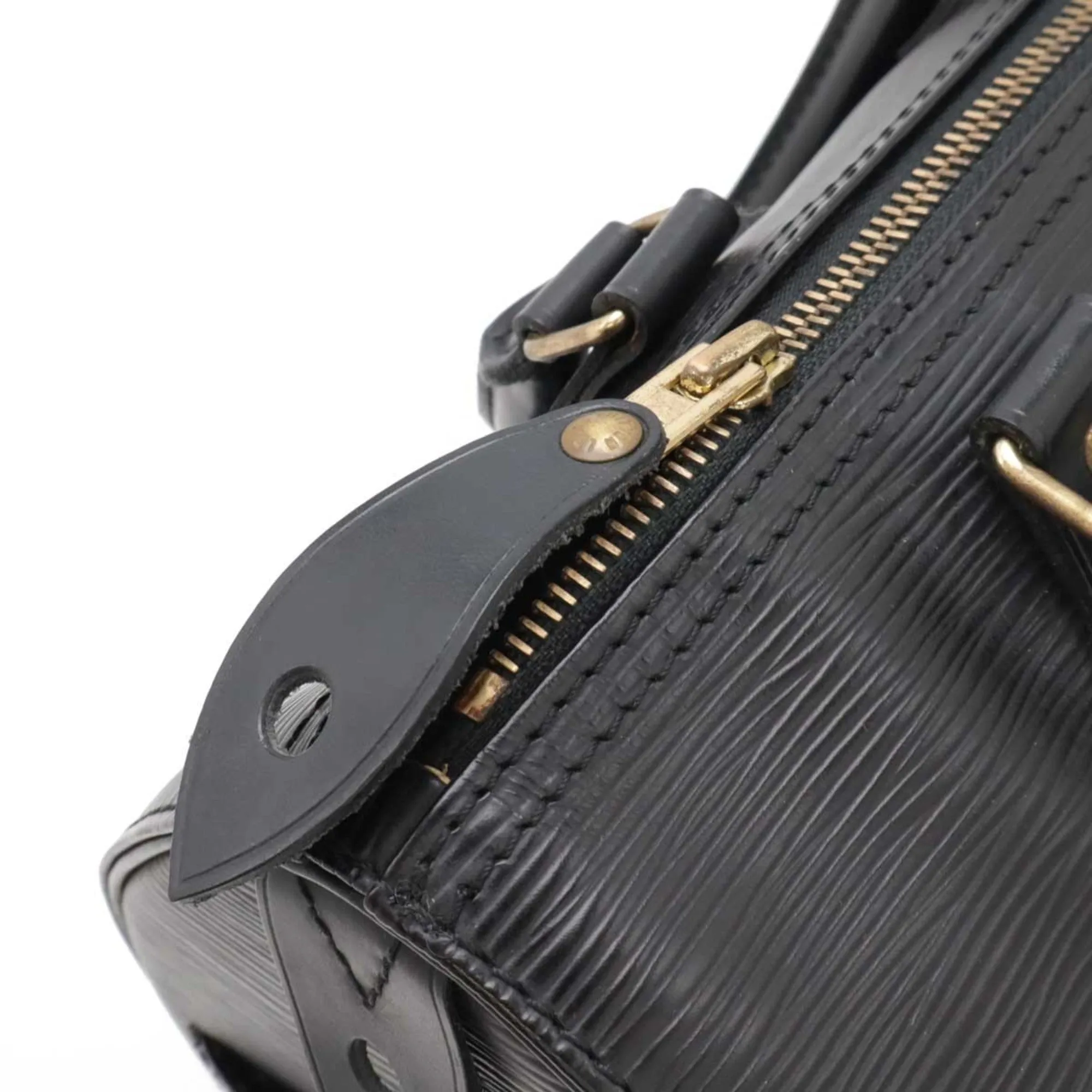 Louis Vuitton Epi Noir Epi Leather Handbag (Pre-Owned)