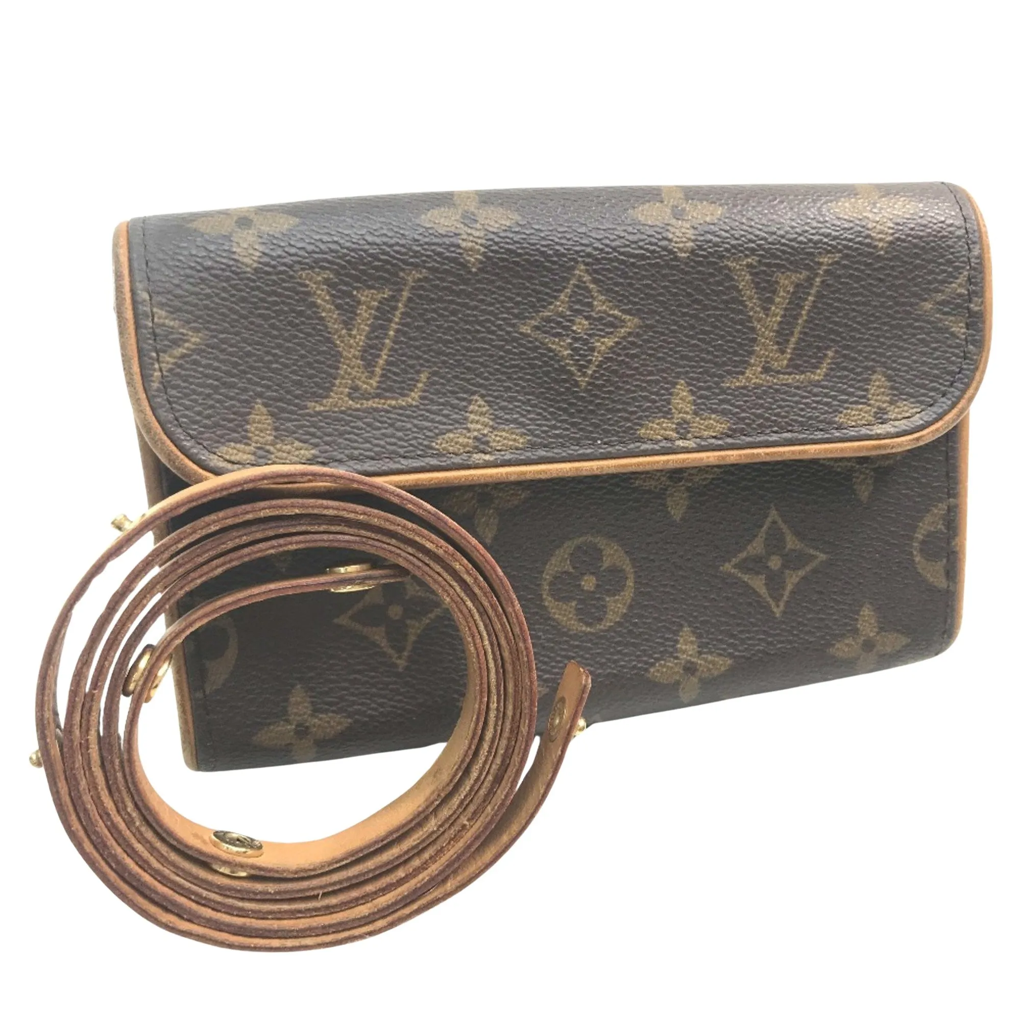 Louis Vuitton Florentine Canvas Clutch Bag (Pre-Owned)