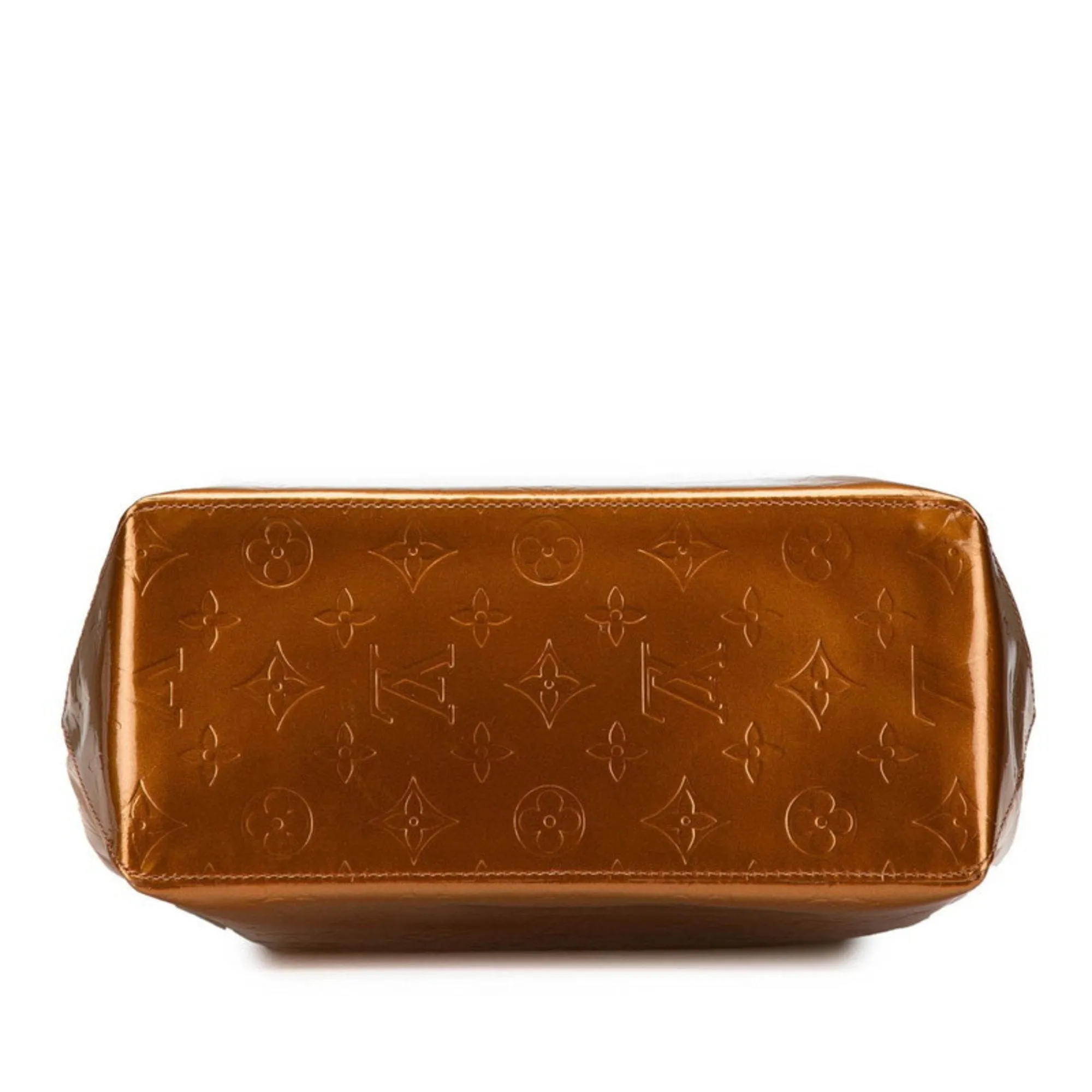 Louis Vuitton gold Patent Leather Handbag (Pre-Owned)