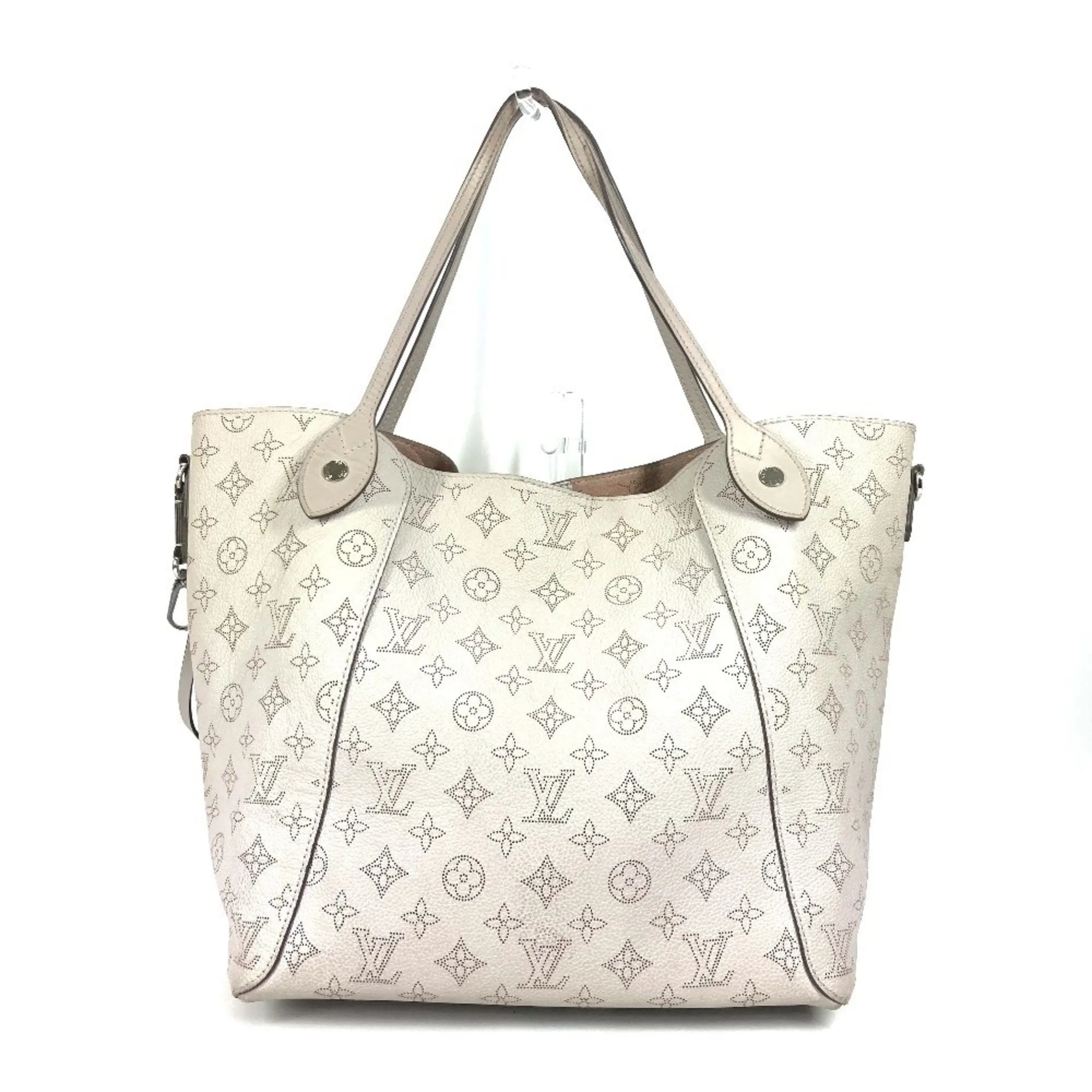 Louis Vuitton ish pink Monogram Mahina Leather Leather Shoulder Bag Tote Bag (Pre-Owned)