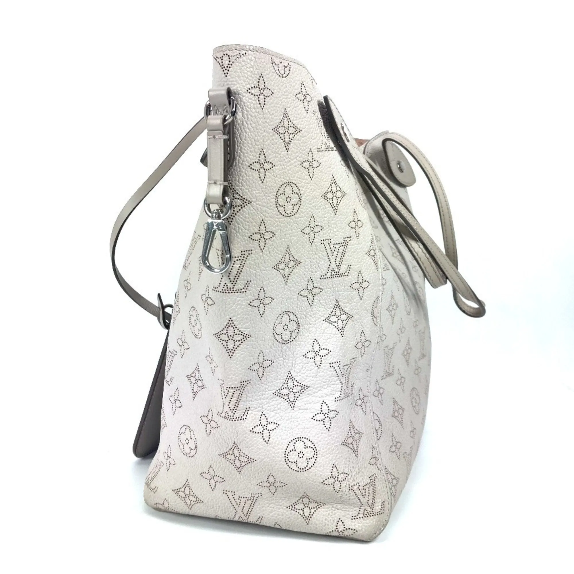 Louis Vuitton ish pink Monogram Mahina Leather Leather Shoulder Bag Tote Bag (Pre-Owned)