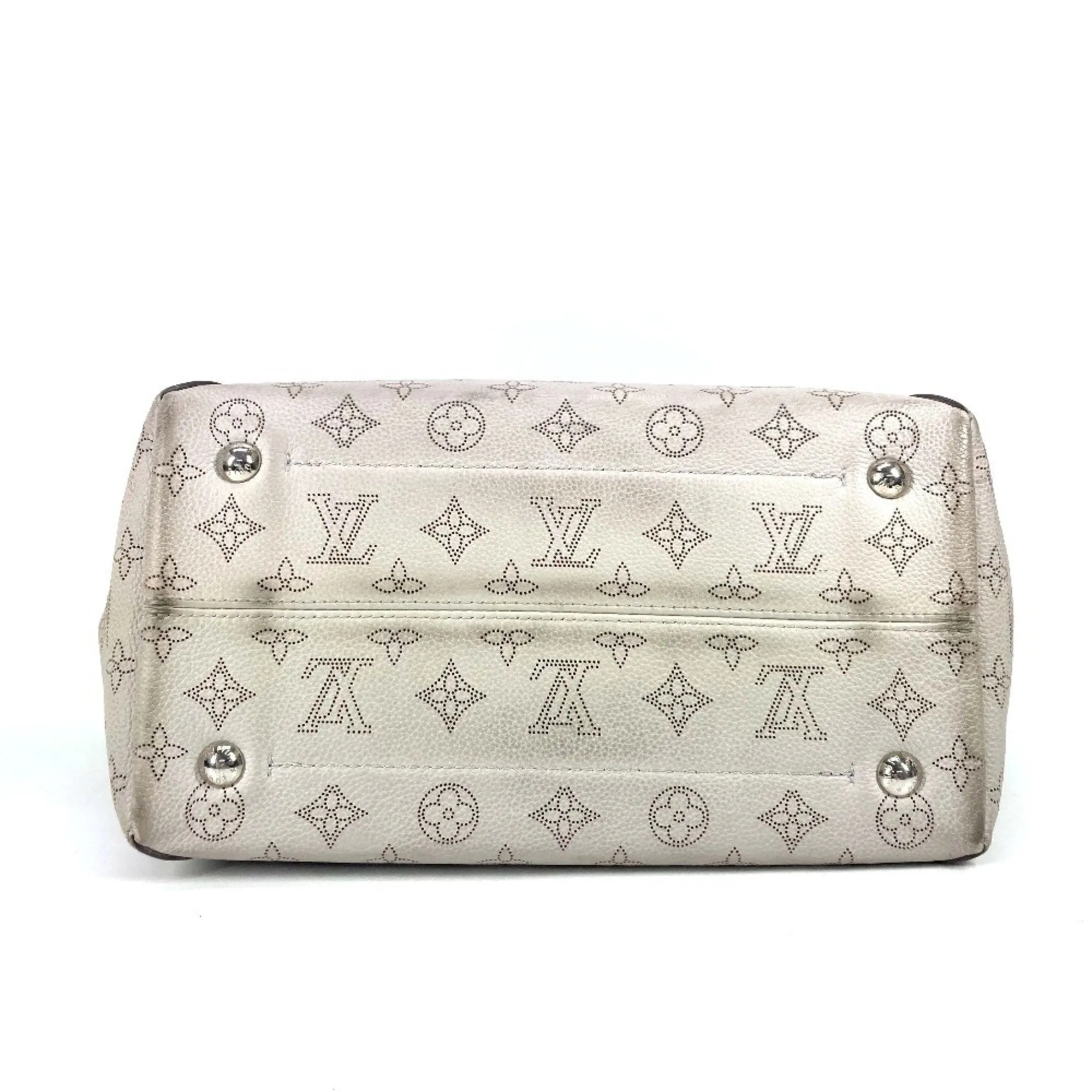 Louis Vuitton ish pink Monogram Mahina Leather Leather Shoulder Bag Tote Bag (Pre-Owned)