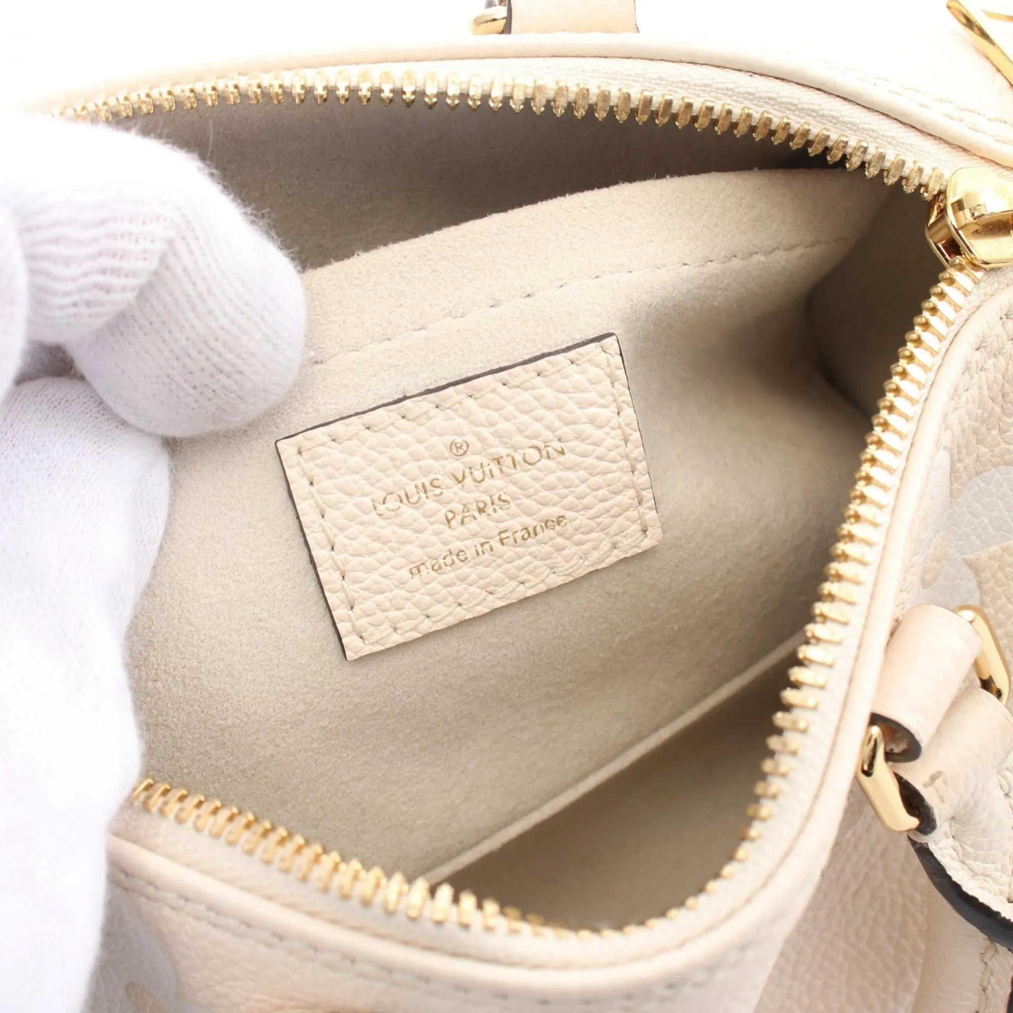 Louis Vuitton ivory Monogram Empreinte Handbag (Pre-Owned)