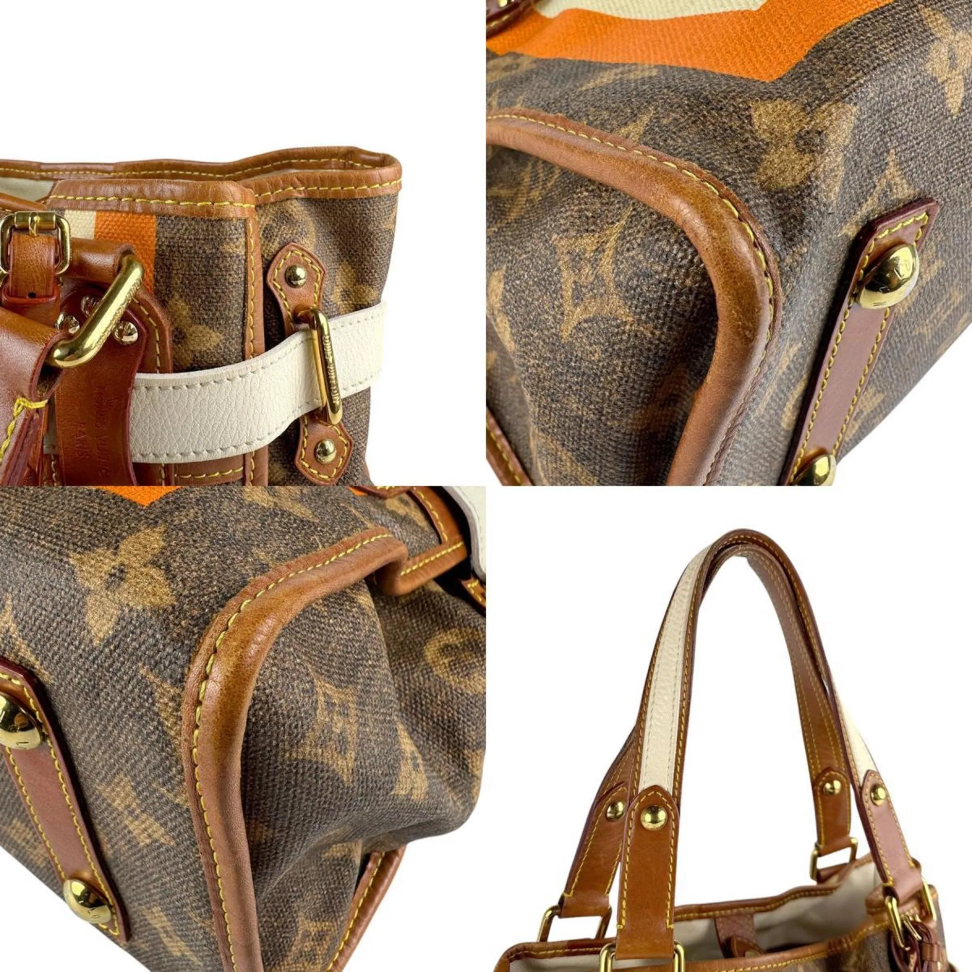 Louis Vuitton ivory Monogram Handbag (Pre-Owned)