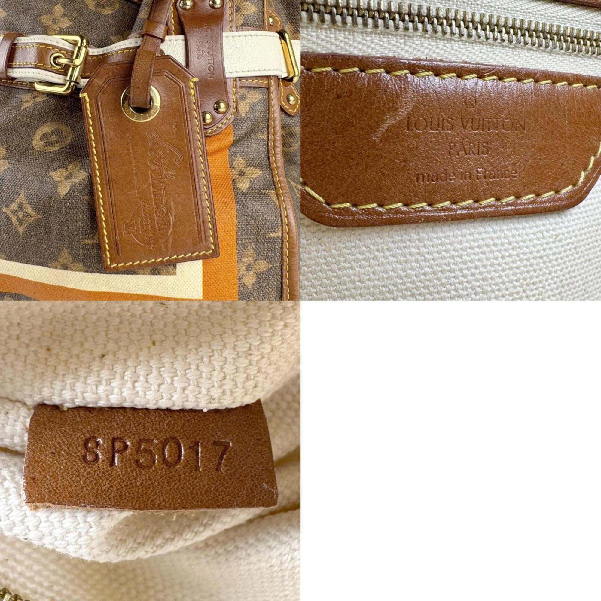 Louis Vuitton ivory Monogram Handbag (Pre-Owned)