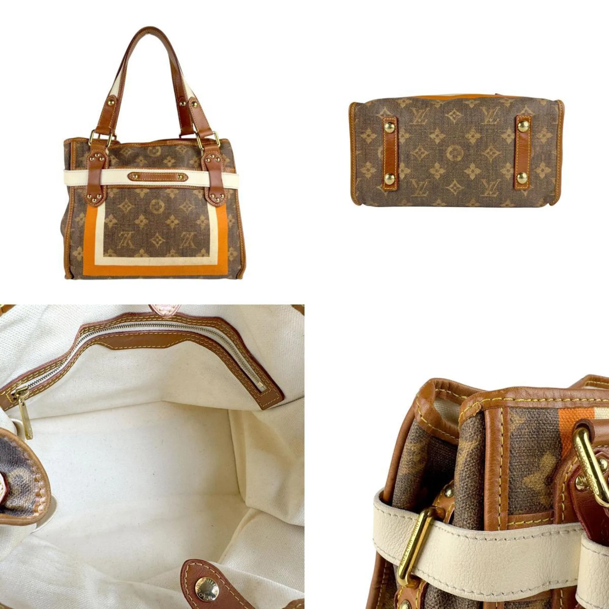 Louis Vuitton ivory Monogram Handbag (Pre-Owned)