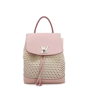 Louis Vuitton ivory pink Leather Backpack (Pre-Owned)