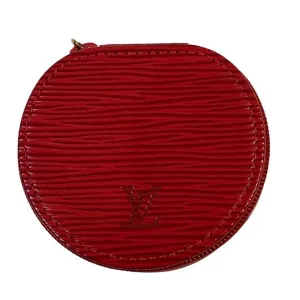 Louis Vuitton Jewelry Case Leather Clutch Bag (Pre-Owned)