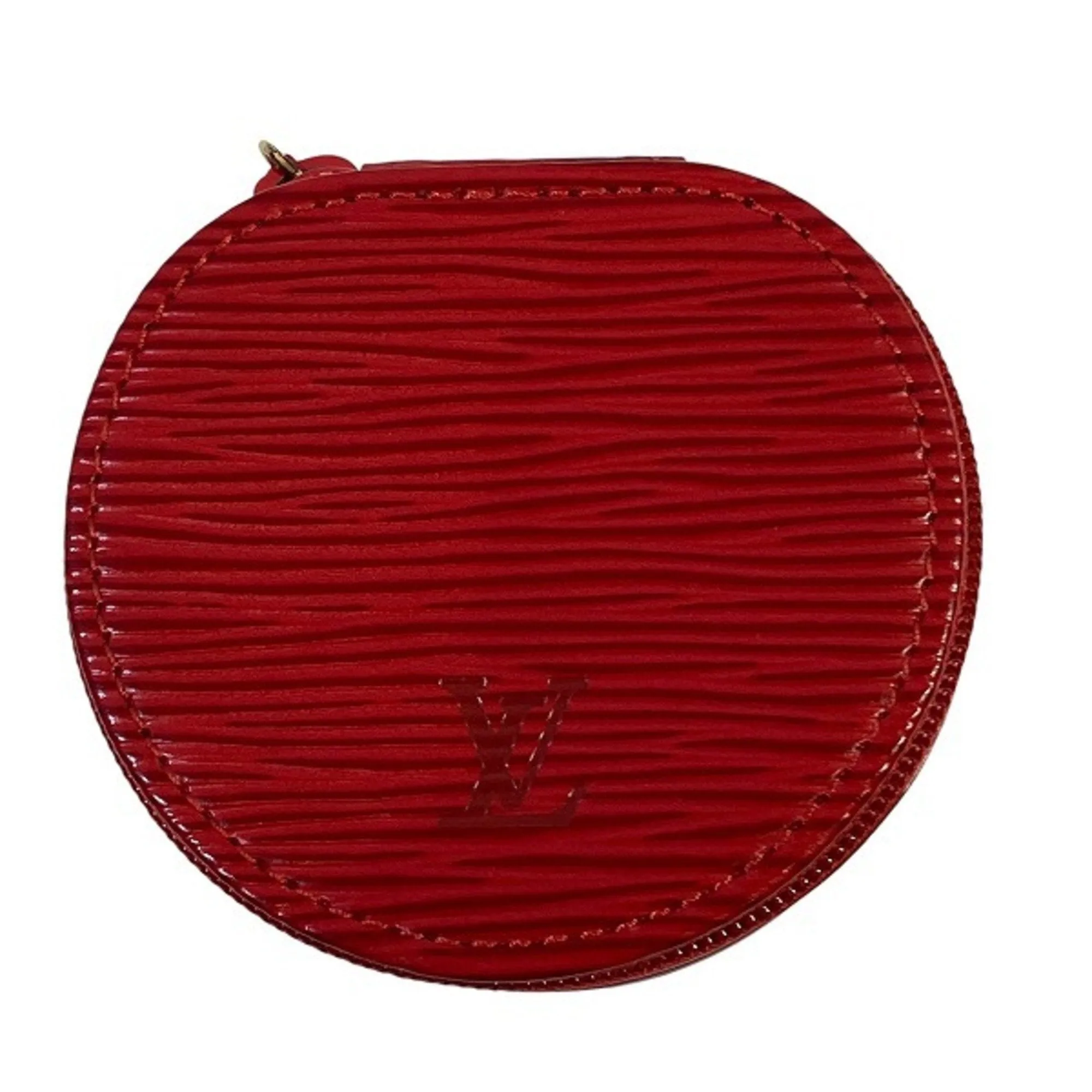 Louis Vuitton Jewelry Case Leather Clutch Bag (Pre-Owned)
