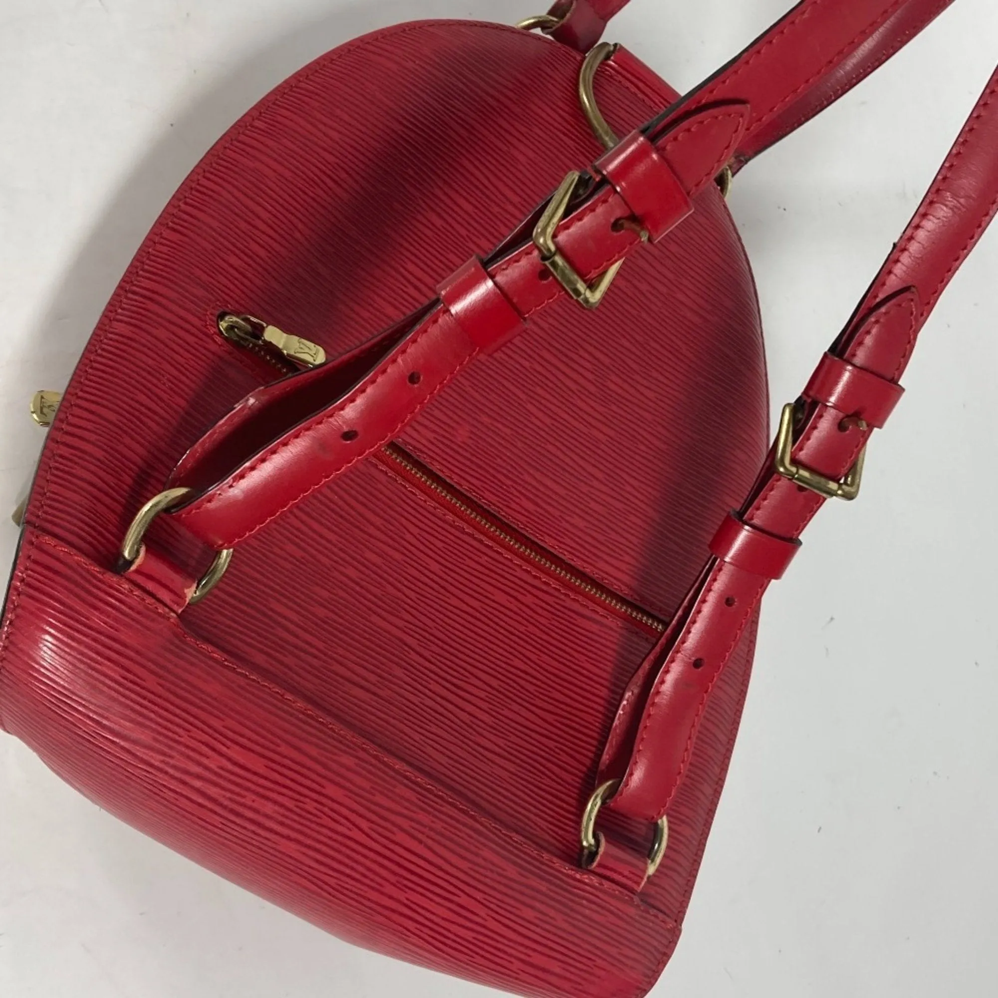 Louis Vuitton Leather Backpack Bag (Pre-Owned)